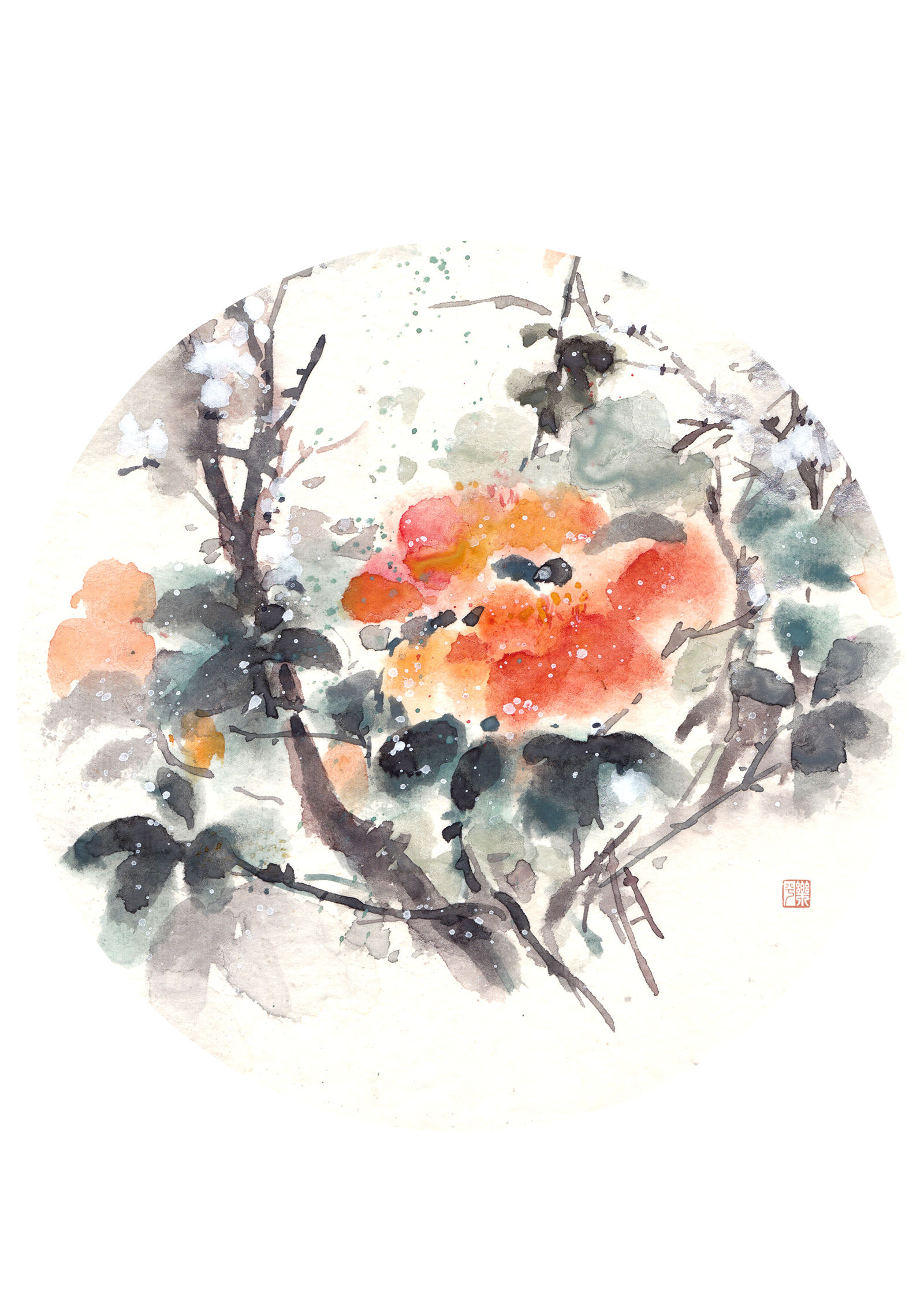 花花草草插画图片壁纸