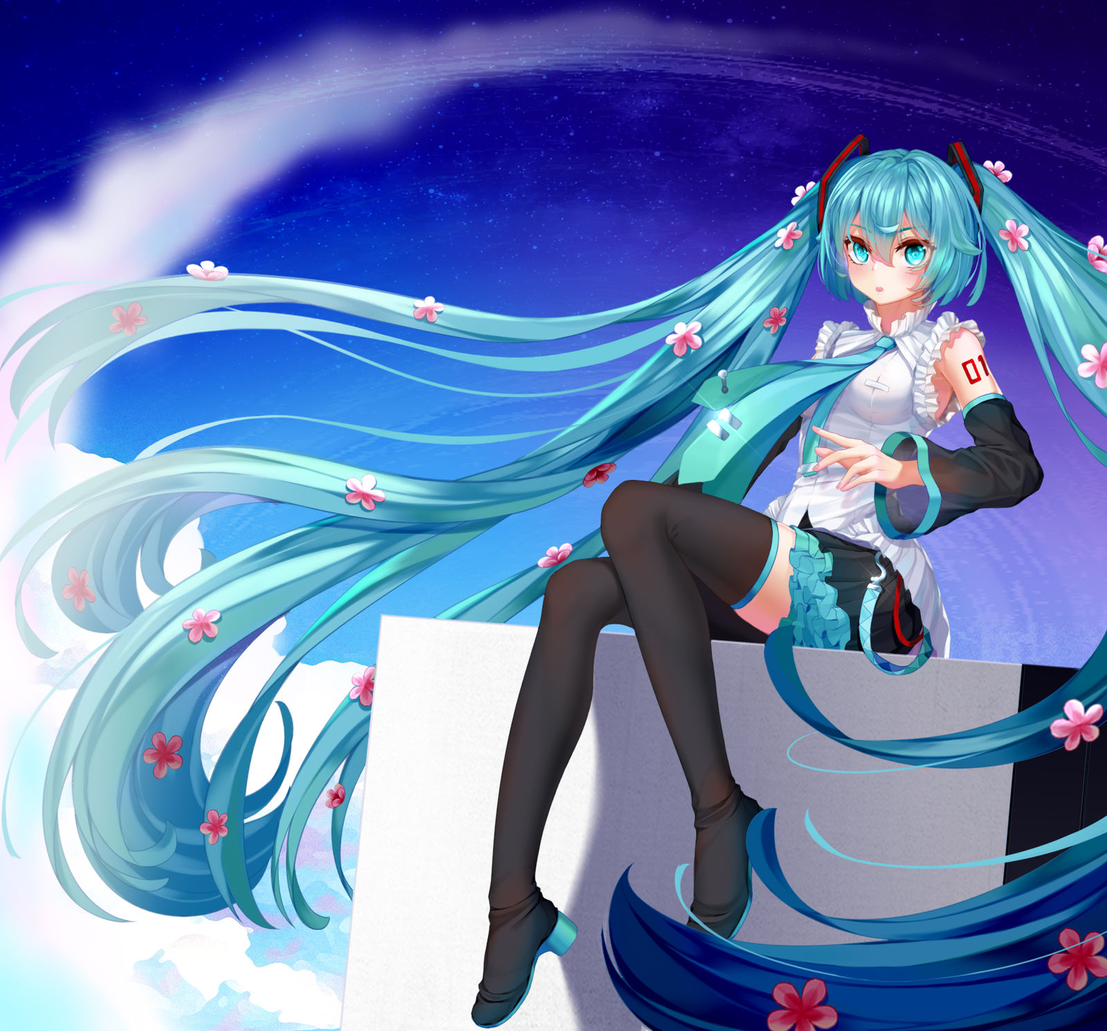 初音插画图片壁纸