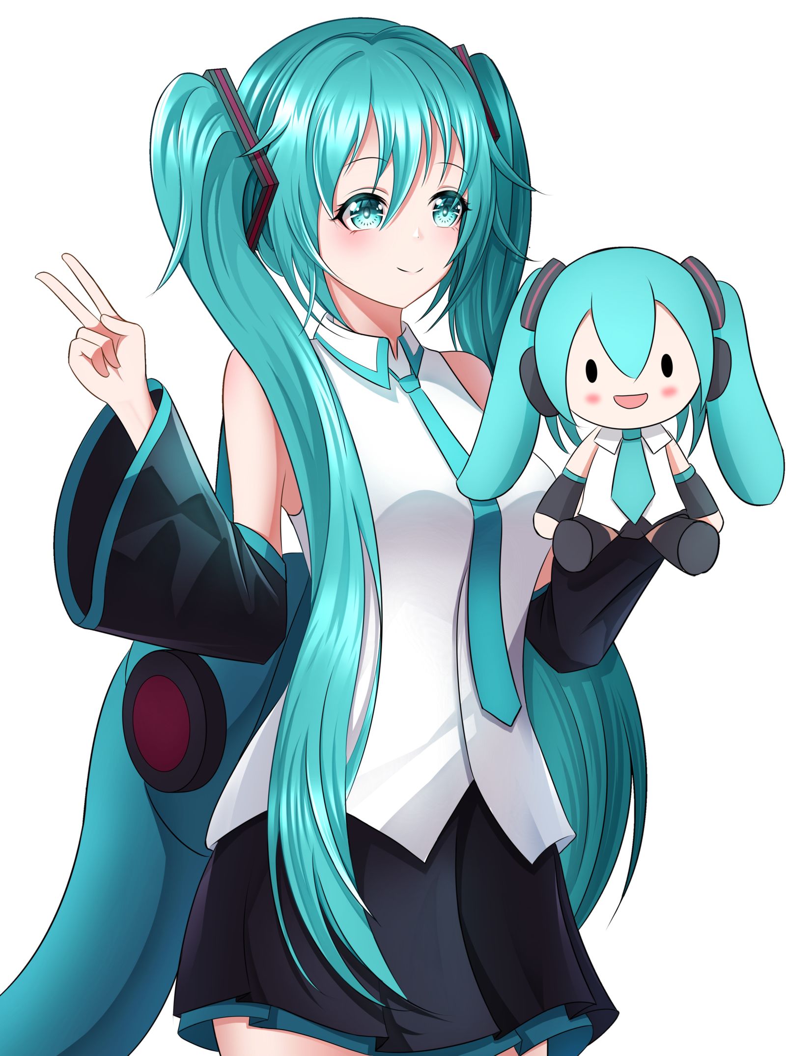 初音未来插画图片壁纸