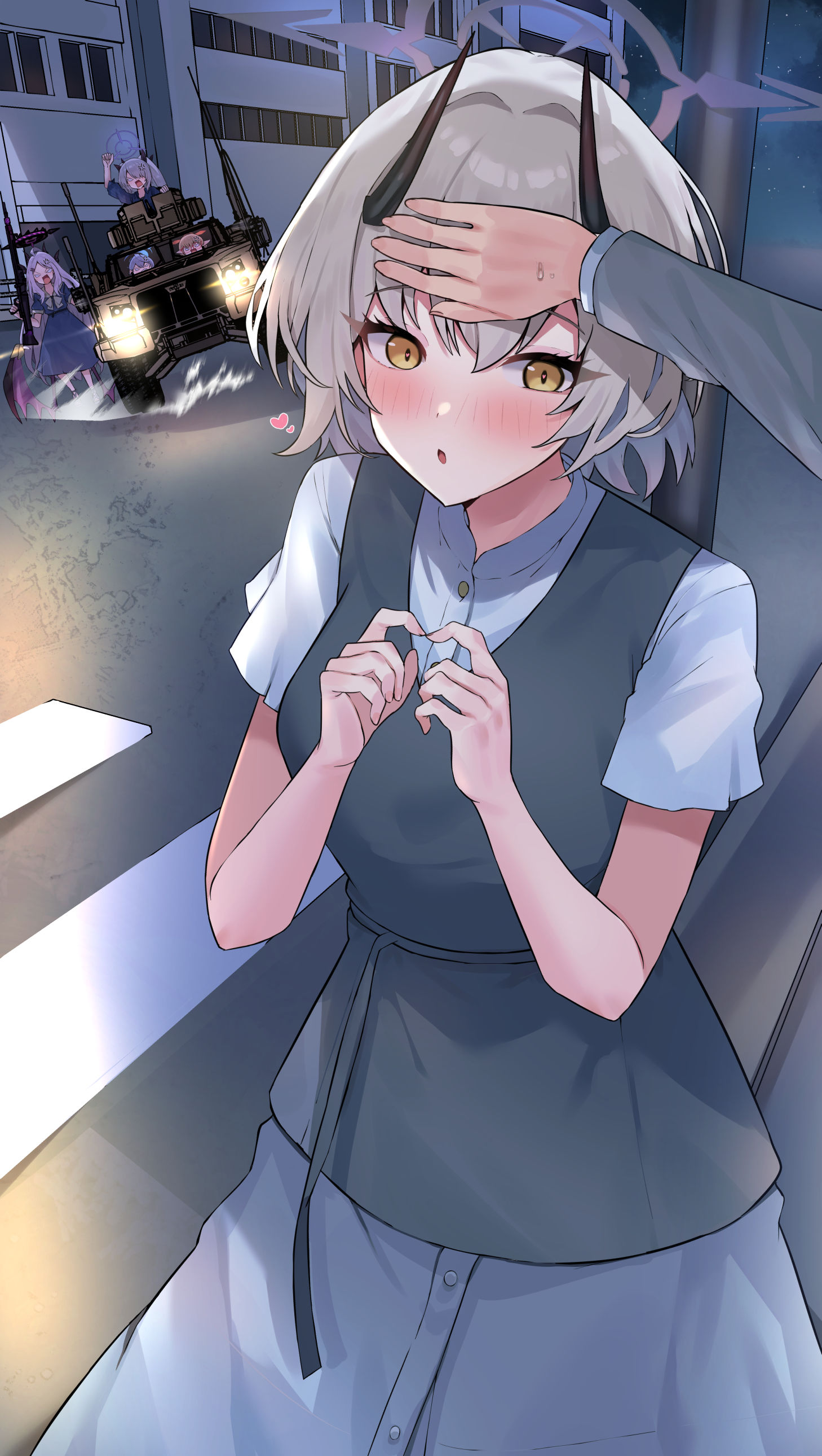 接吻的话可能会退烧…♡插画图片壁纸