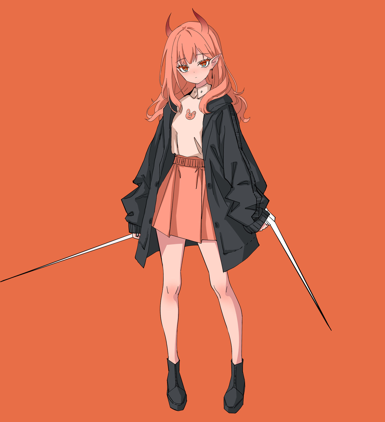 橙色系-女二次元