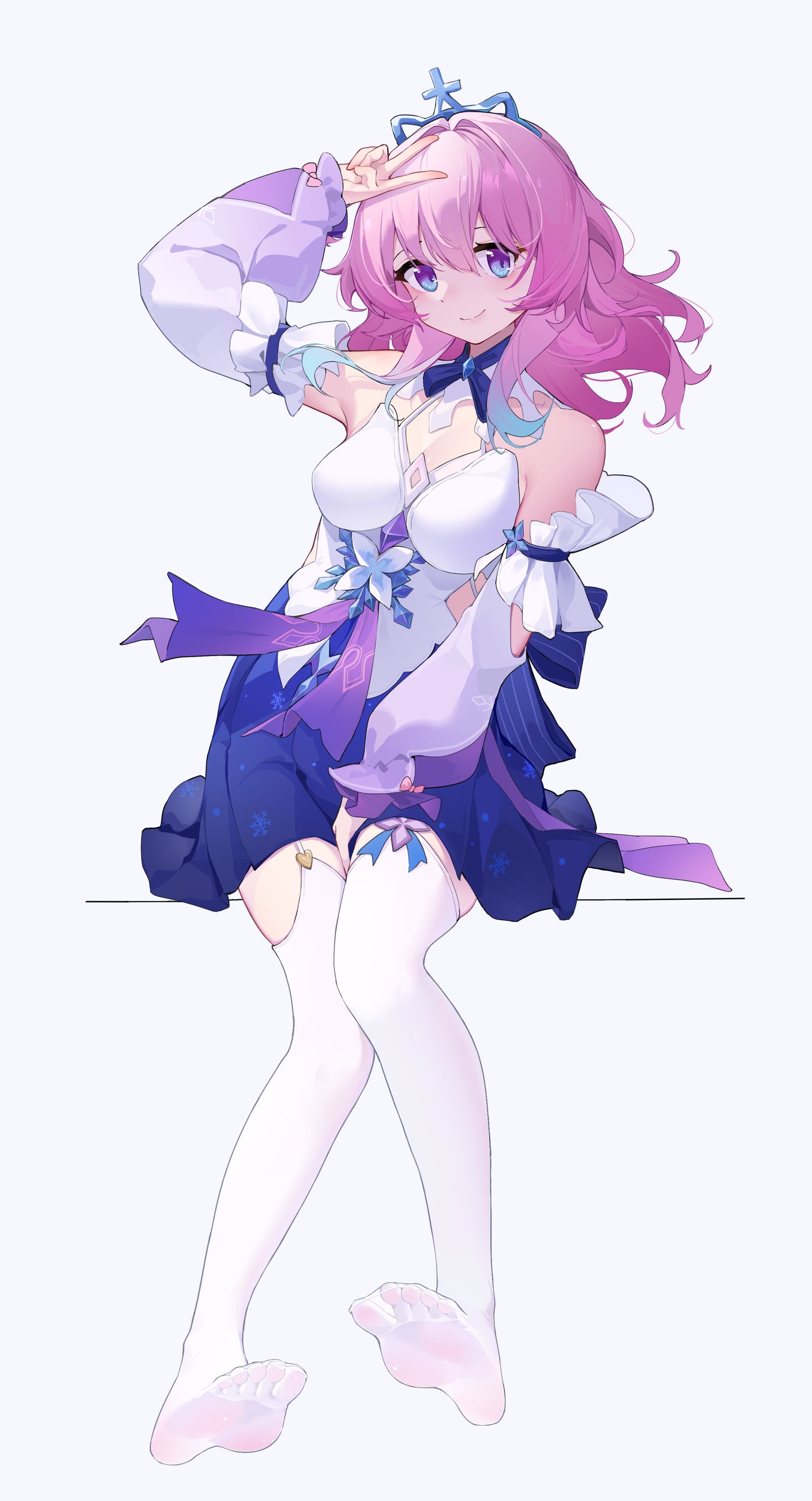 三月七插画图片壁纸