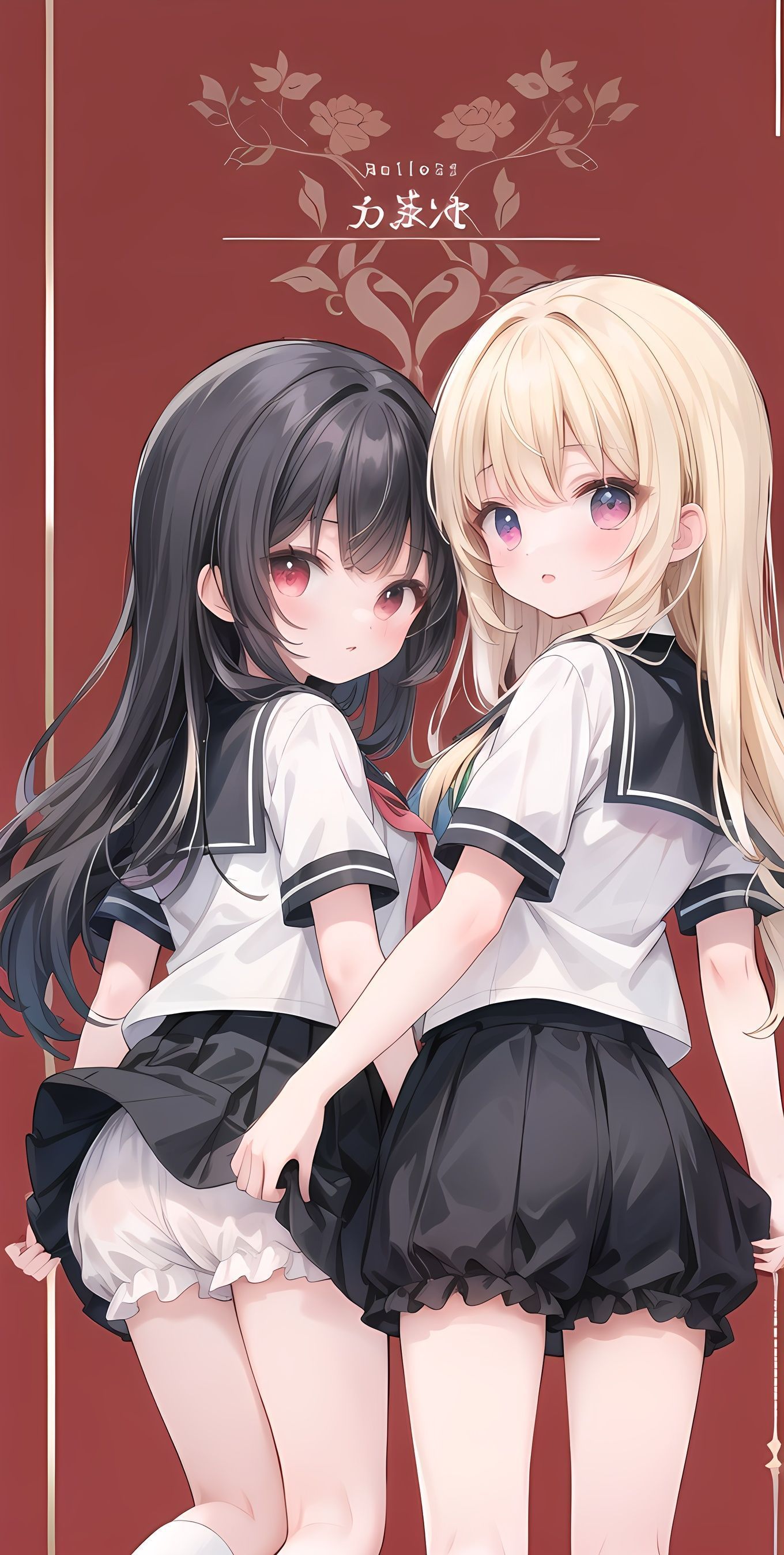 贴贴～-二次元萌妹百合