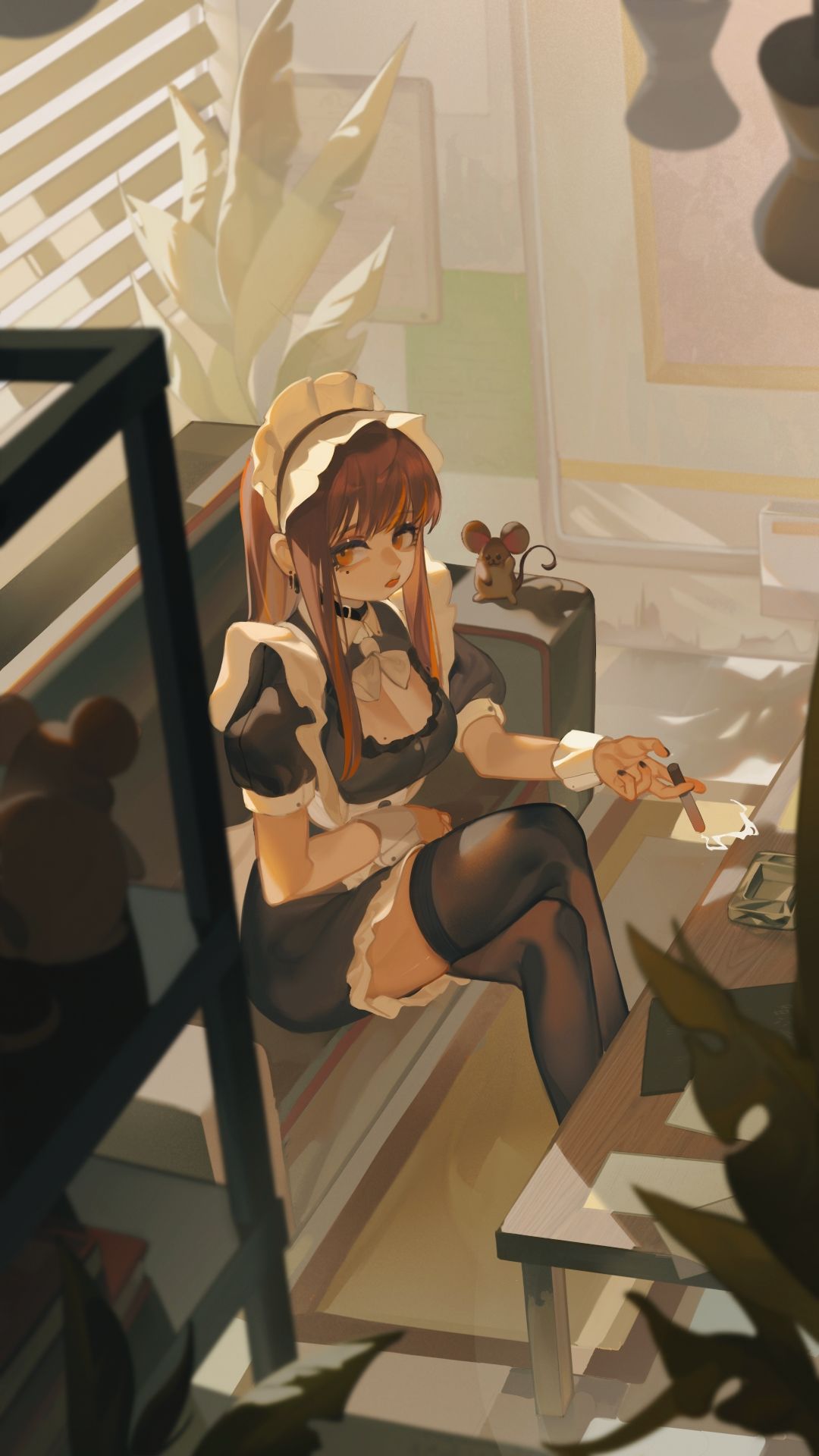 女仆啊啊啊啊插画图片壁纸