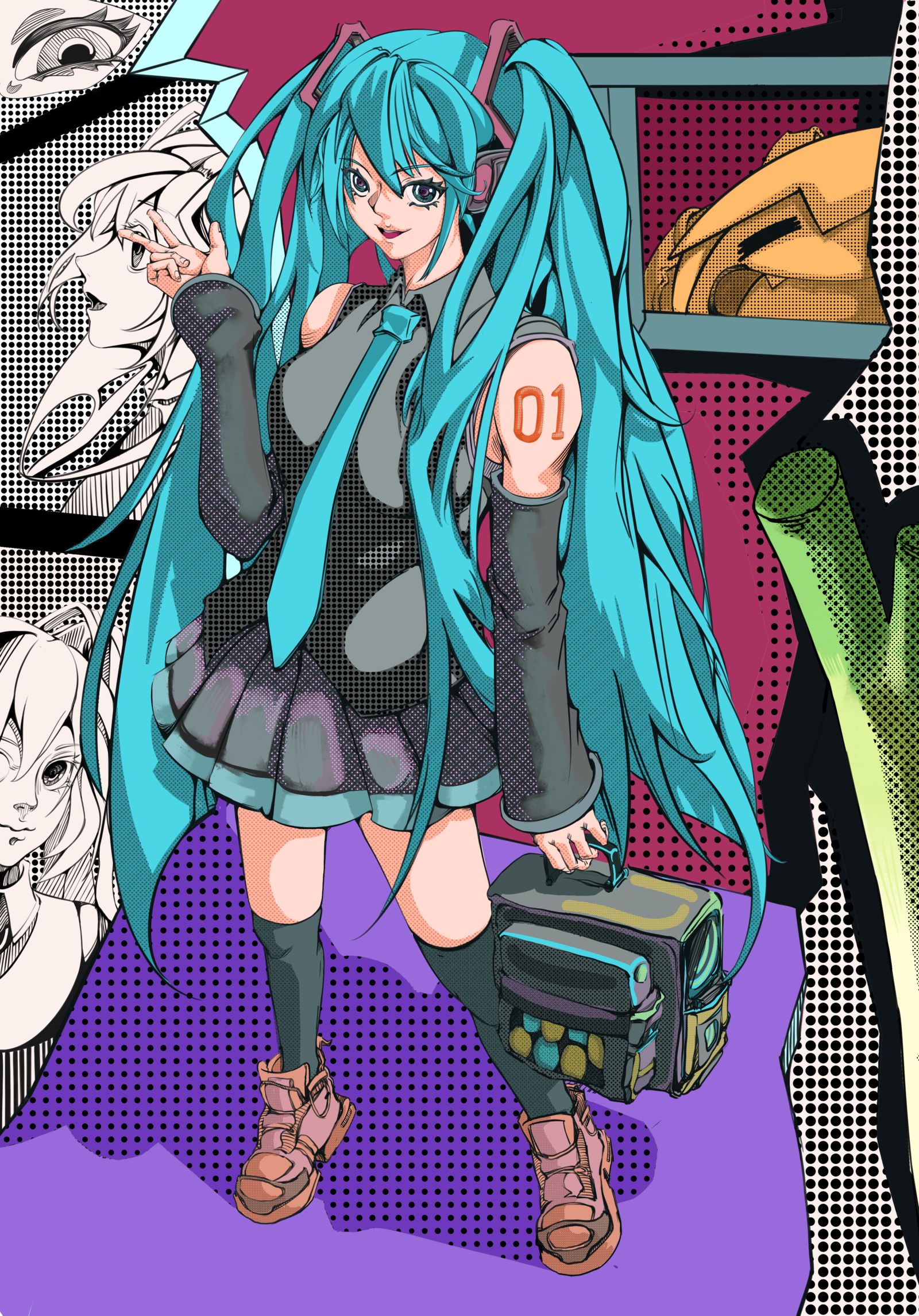 初音未来（同人插画图片壁纸