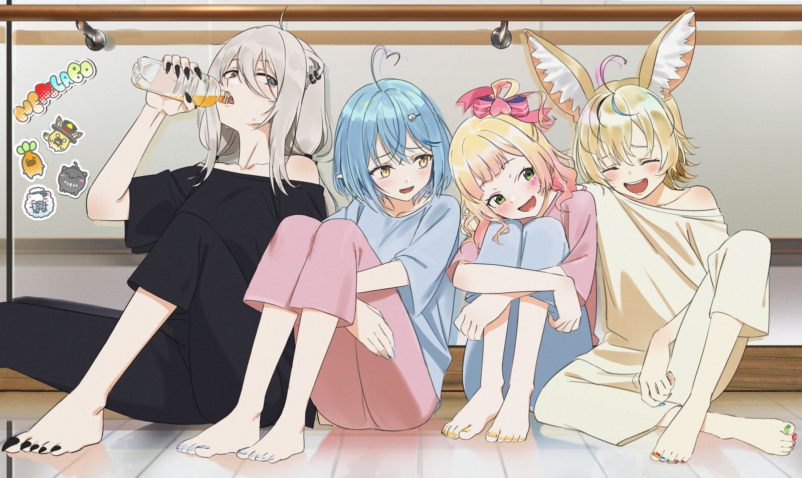 休憩中-hololive桃铃音音