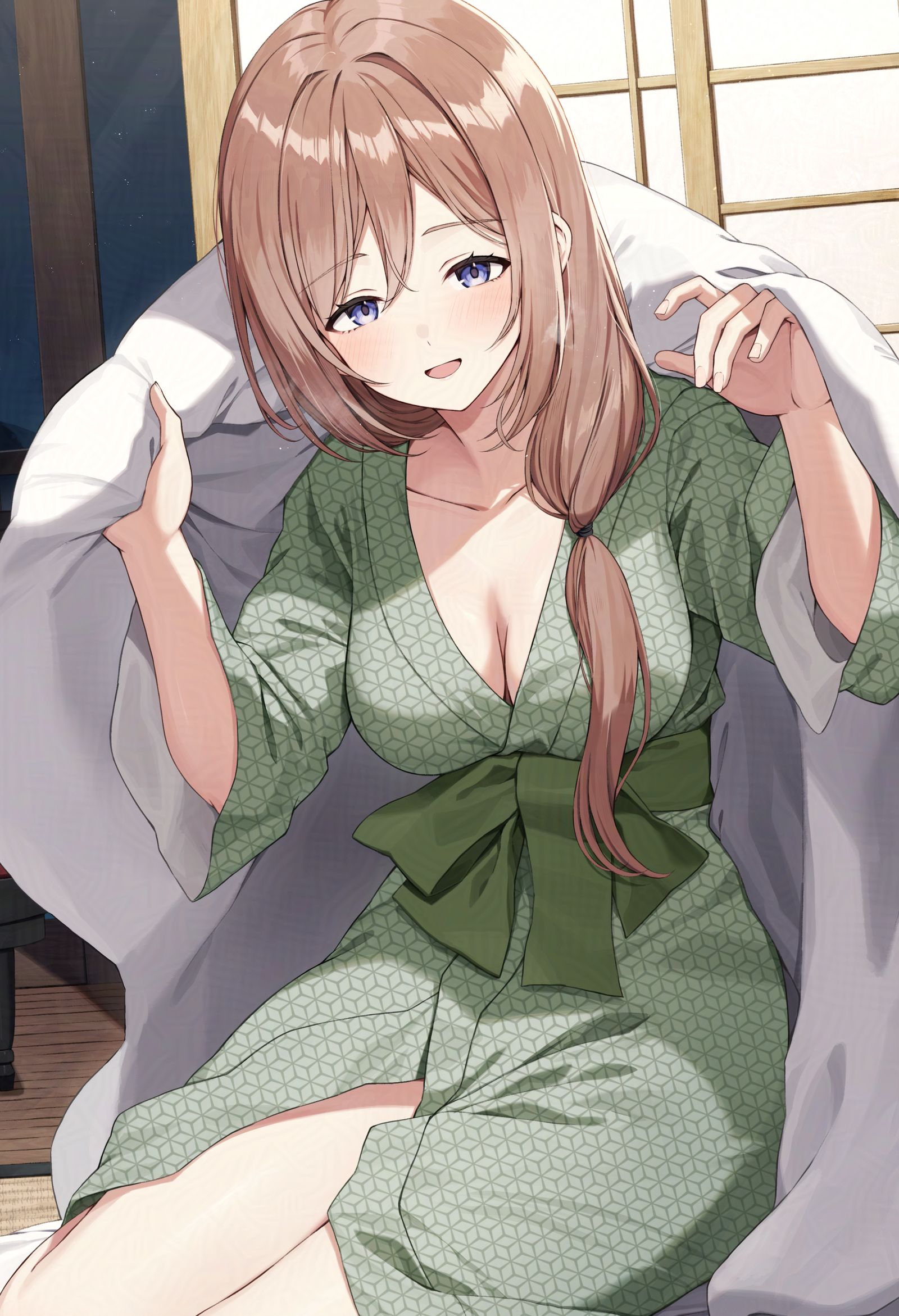 莉波和温泉住宿…♨插画图片壁纸