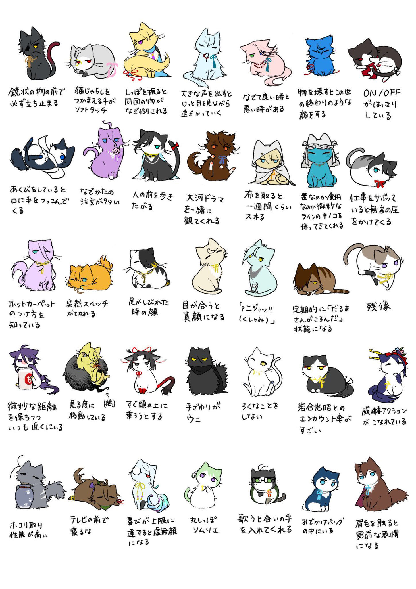 刀剣猫士-猫化丸しっぽソムリエ-触站