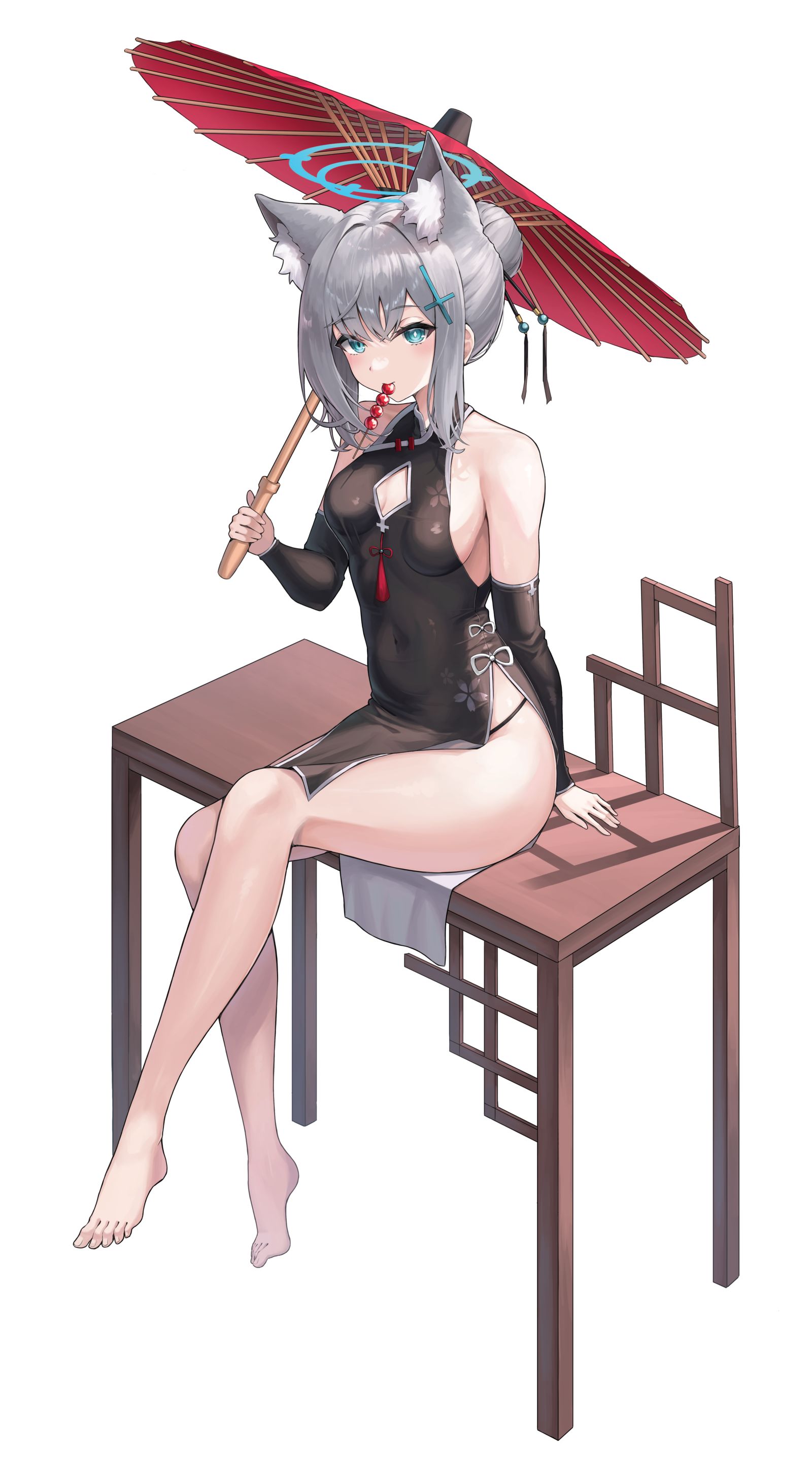 旗袍插画图片壁纸