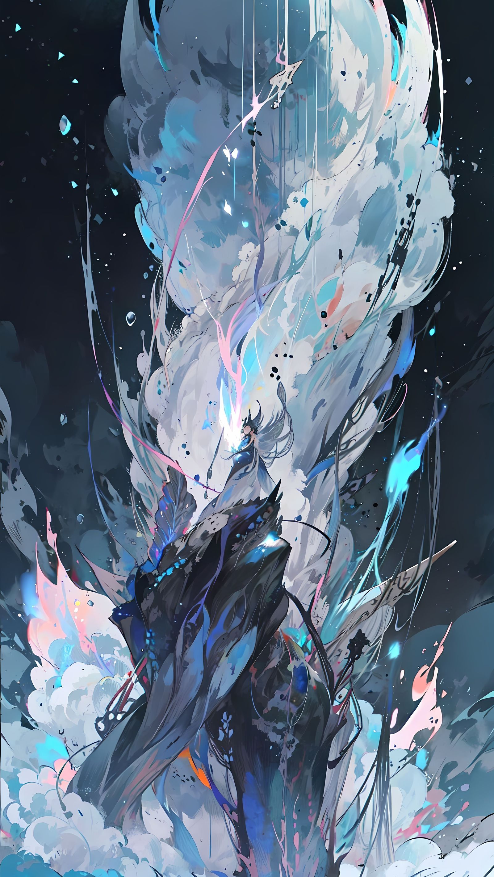 暮色幻想-半写实手绘唯美