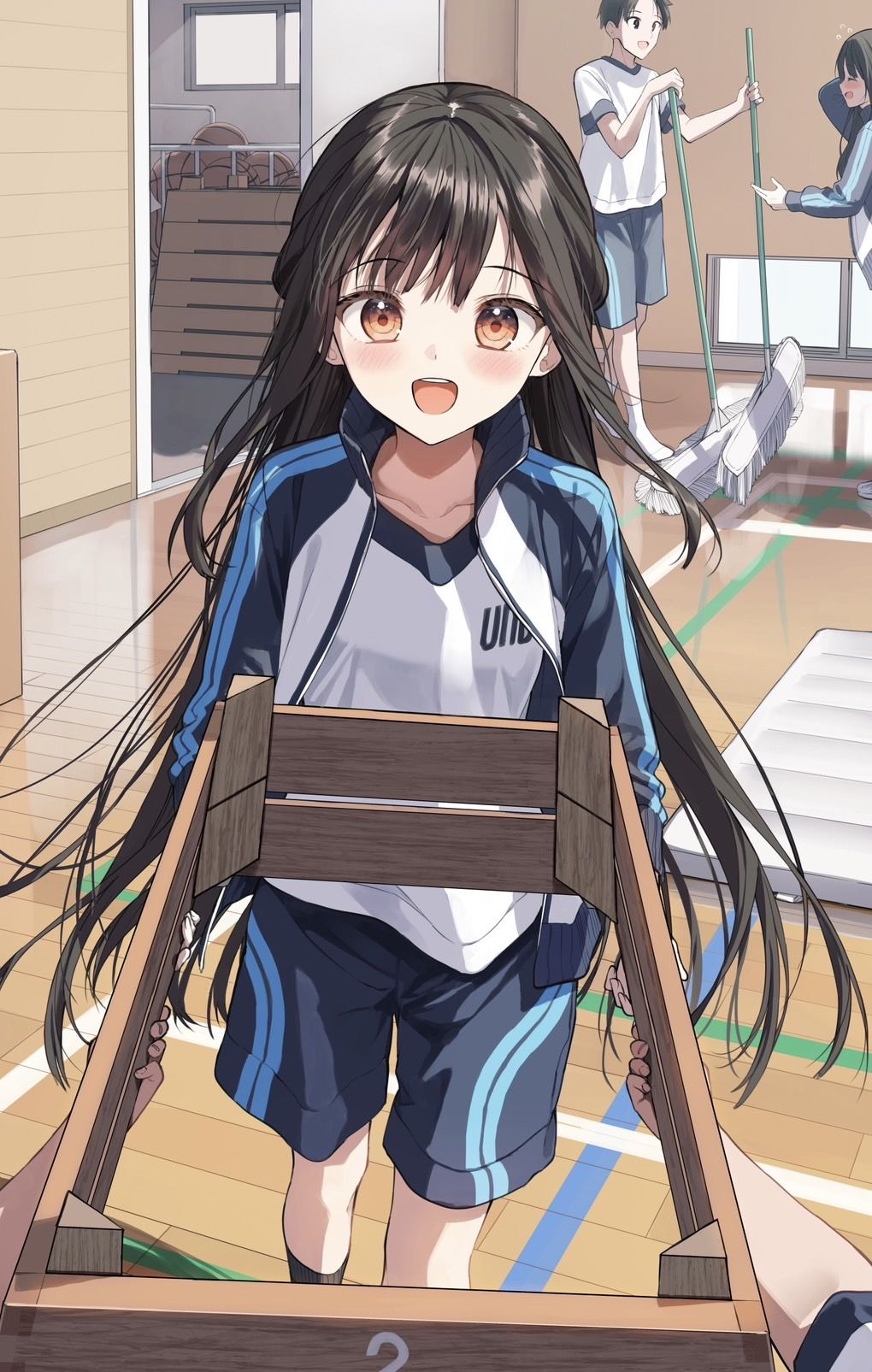 跳箱插画图片壁纸