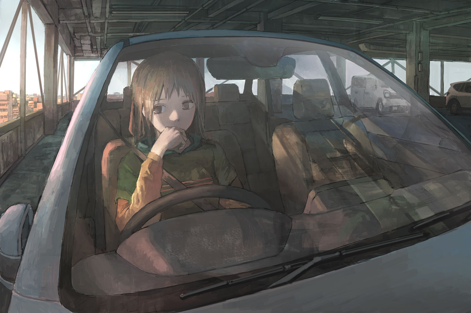 淡光插画图片壁纸