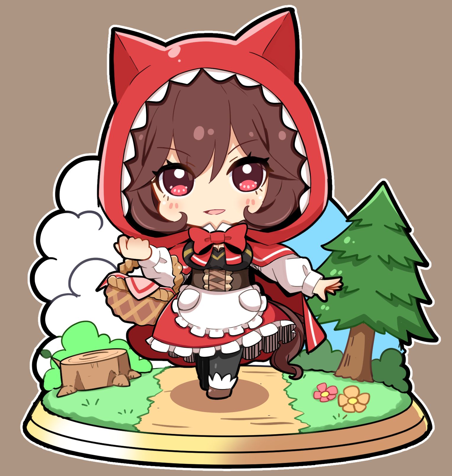 【马娘】红帽绅士插画图片壁纸