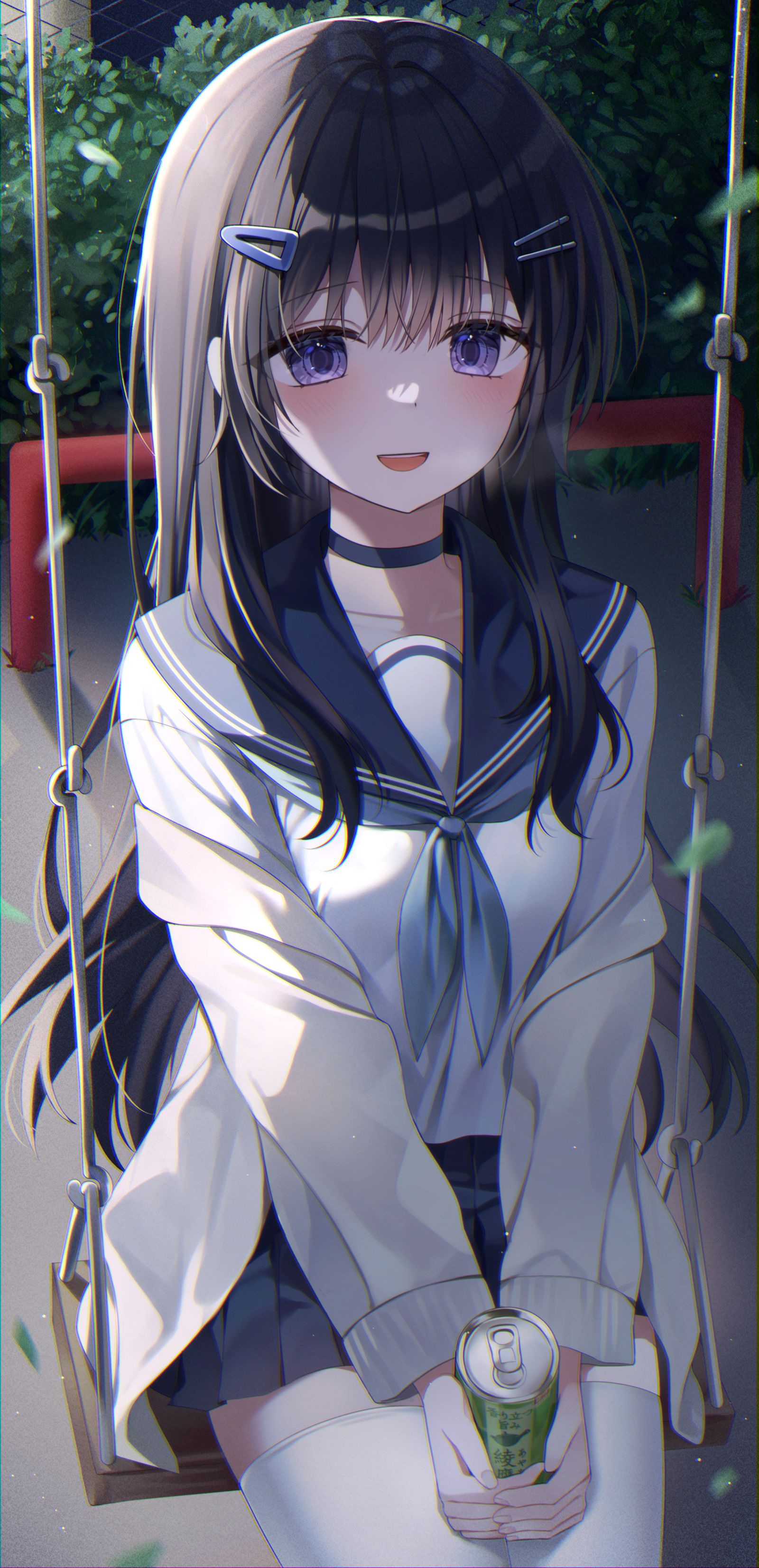 “我一直在等你。”插画图片壁纸