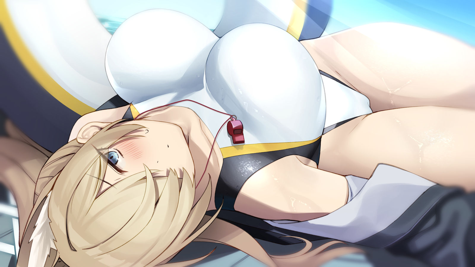 泳装美人。。。插画图片壁纸