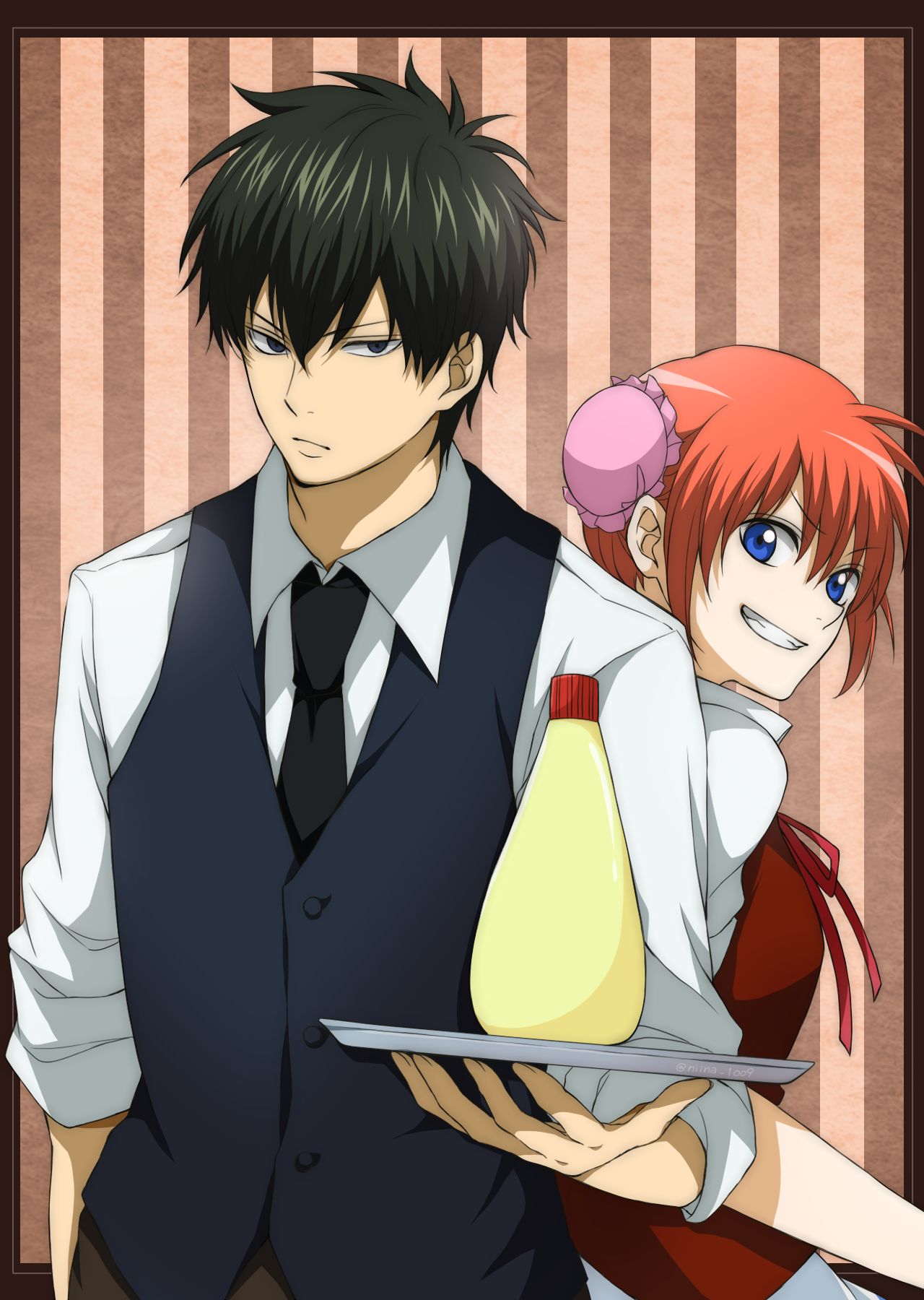 角色黑插画图片壁纸