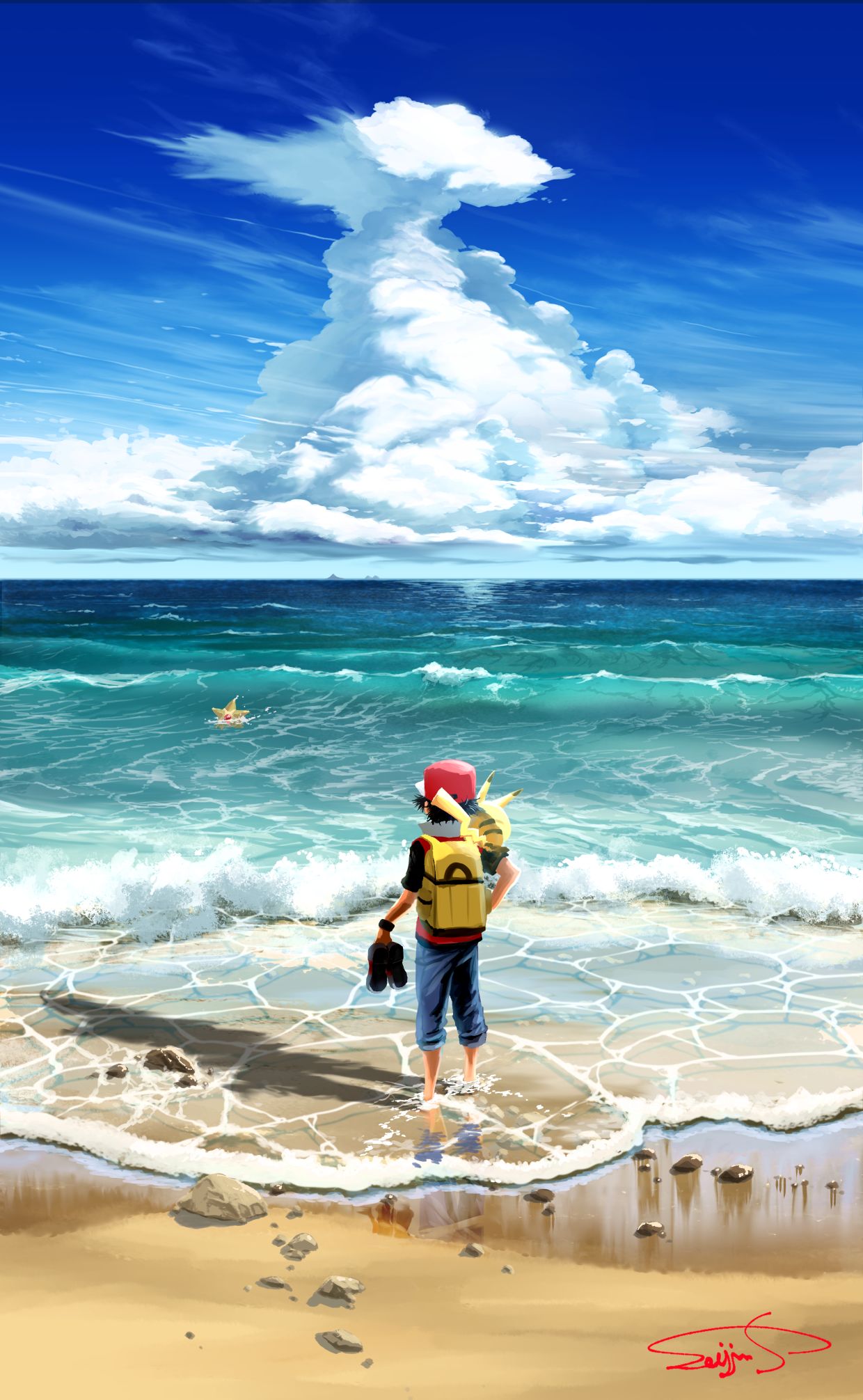 19番水道插画图片壁纸