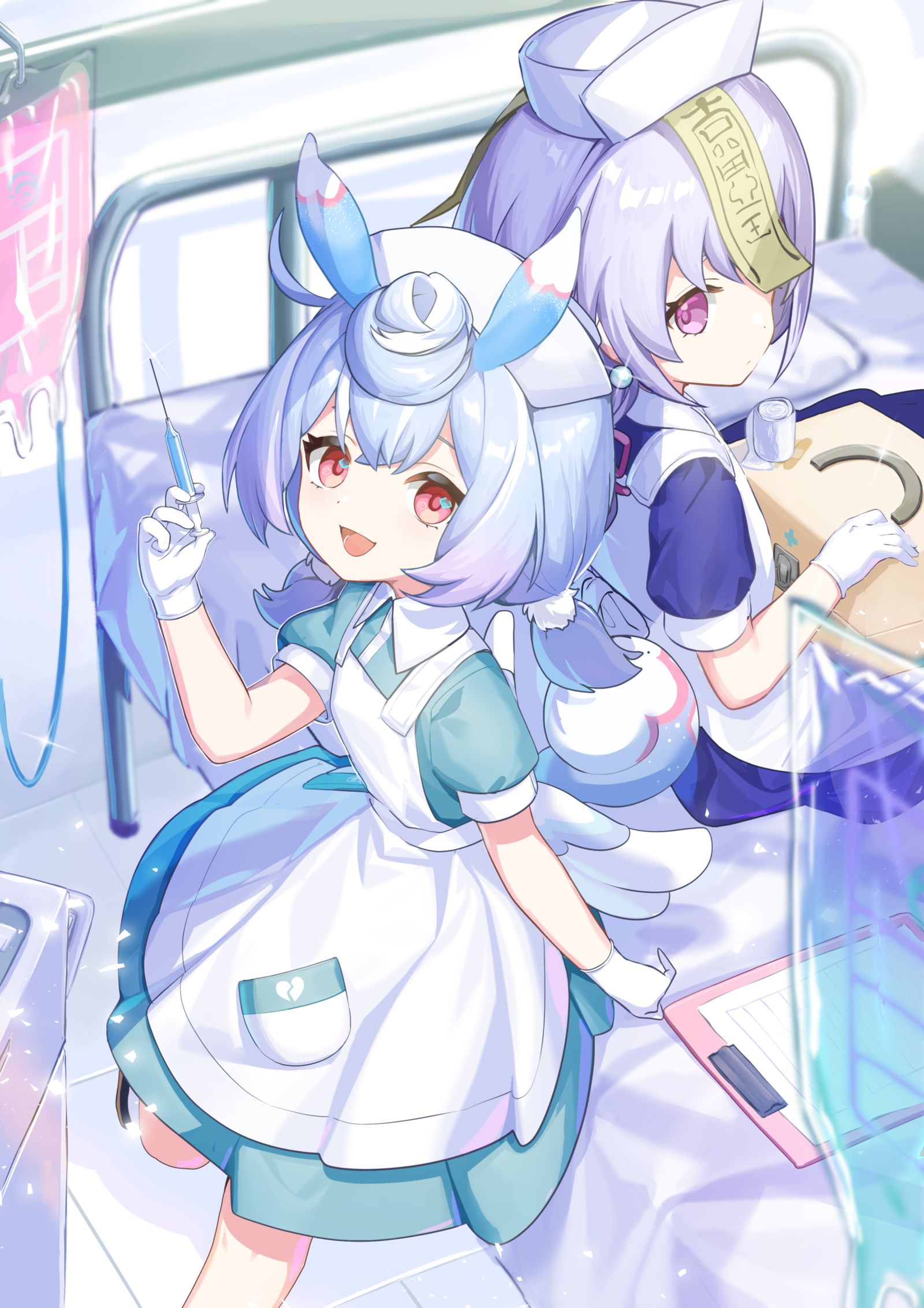 小护士们插画图片壁纸