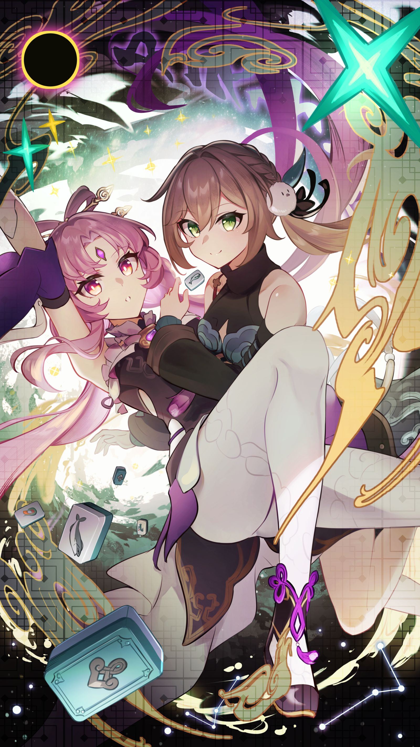 符玄&青雀插画图片壁纸