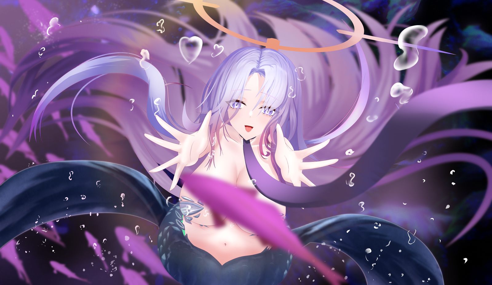 冈依沙瓦号——被封印的美人鱼插画图片壁纸