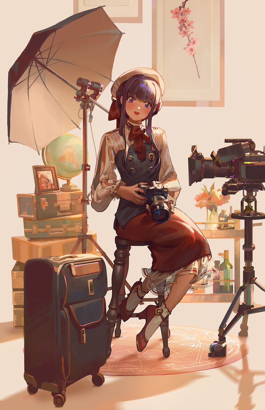 The Photographer插画图片壁纸