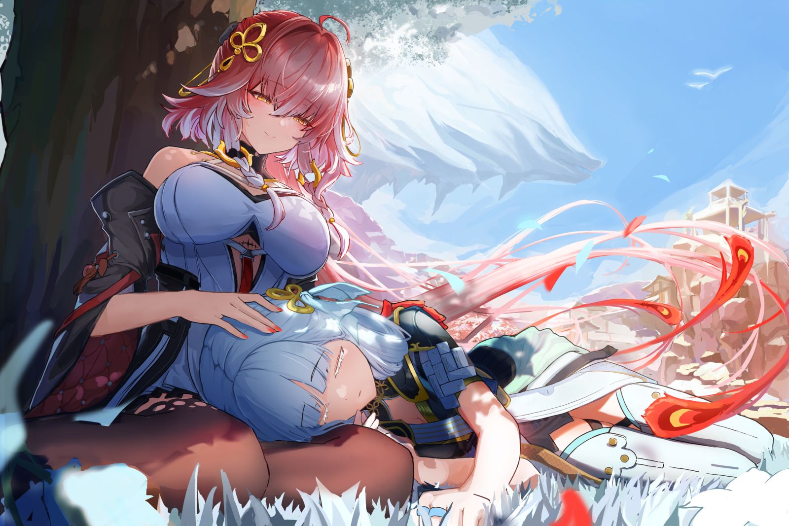 休息插画图片壁纸