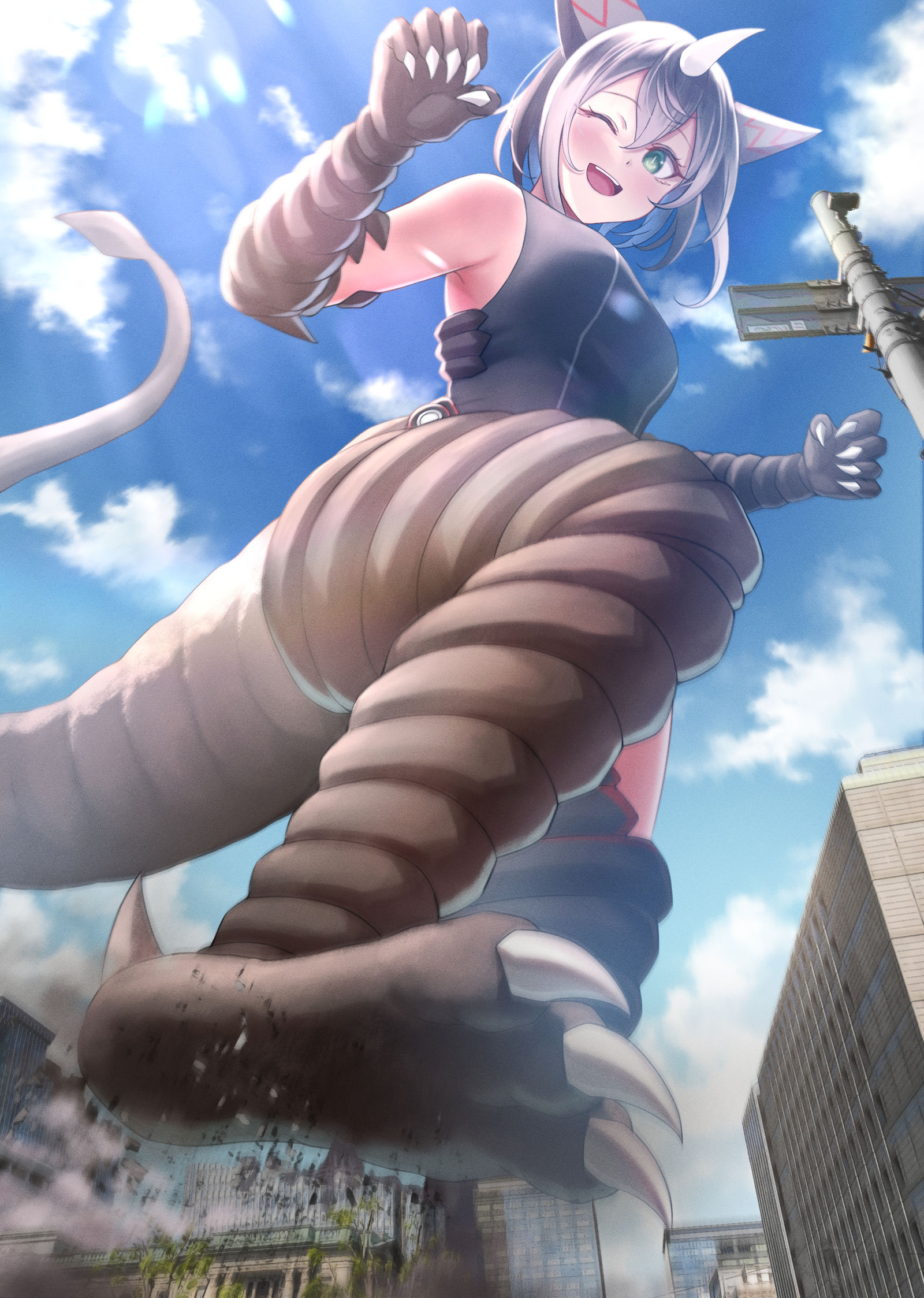 巨大的哥莫拉-巨大娘怪獣娘〜ウルトラ怪獣擬人化計画〜