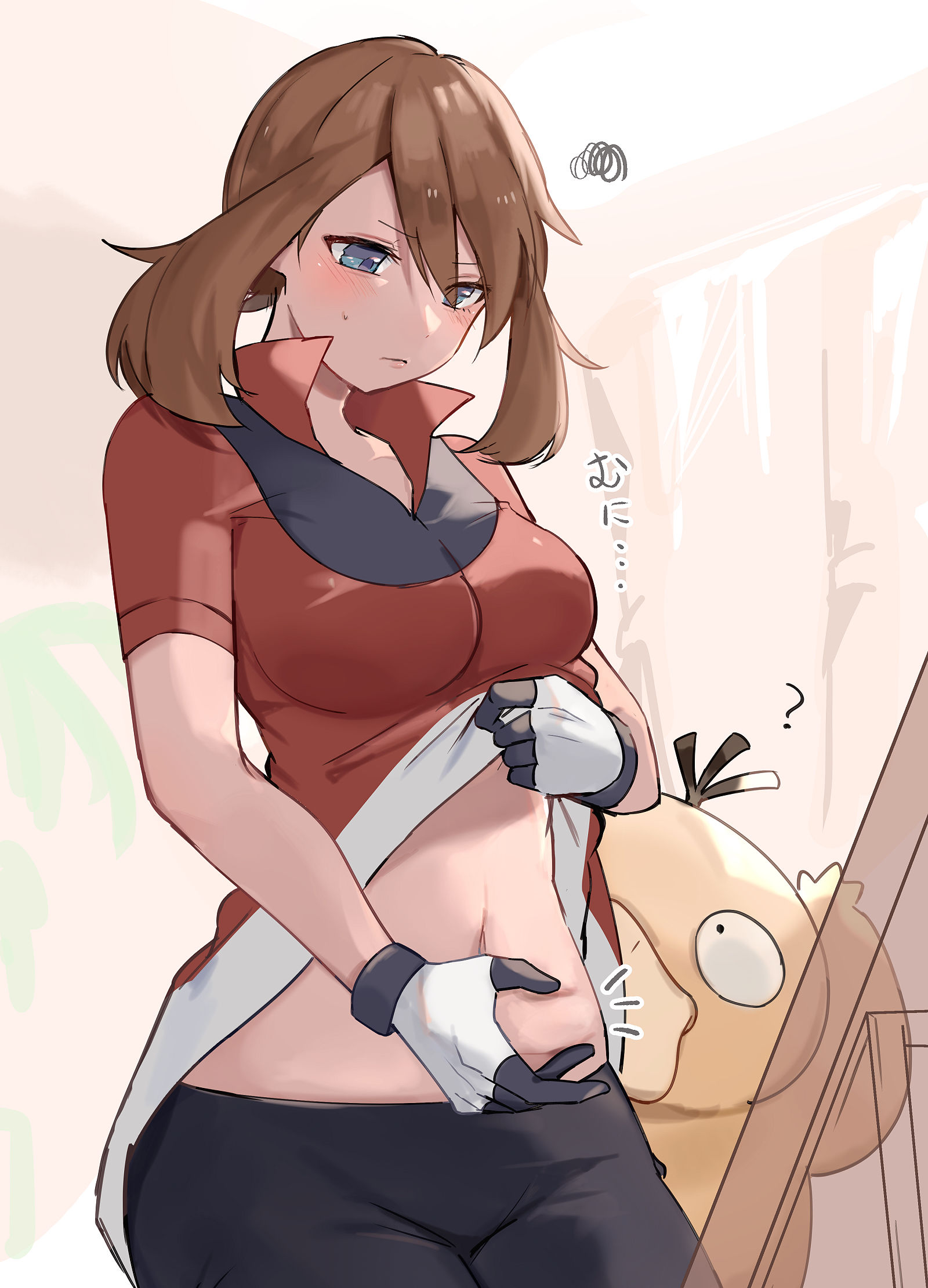 是不是有点吃多了。。。插画图片壁纸