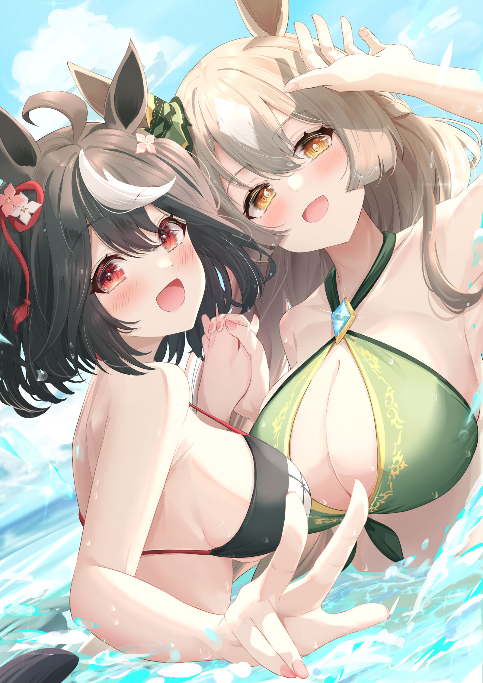 C104告知②马娘泳装本插画图片壁纸