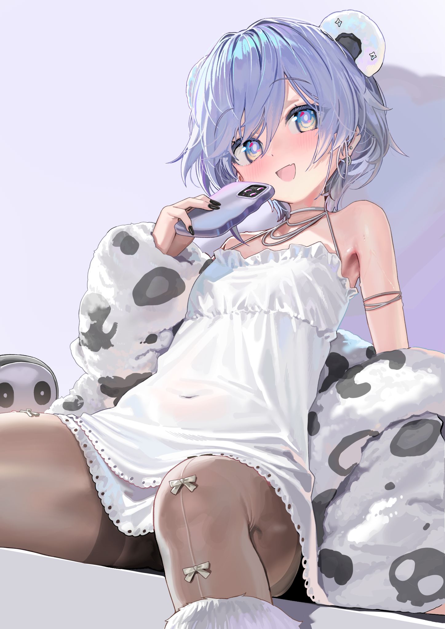 夜猫子插画图片壁纸