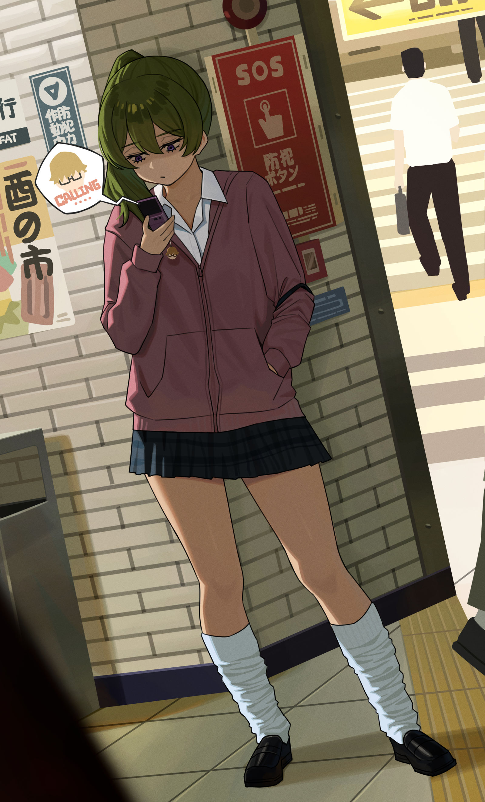 有人迟到咯
