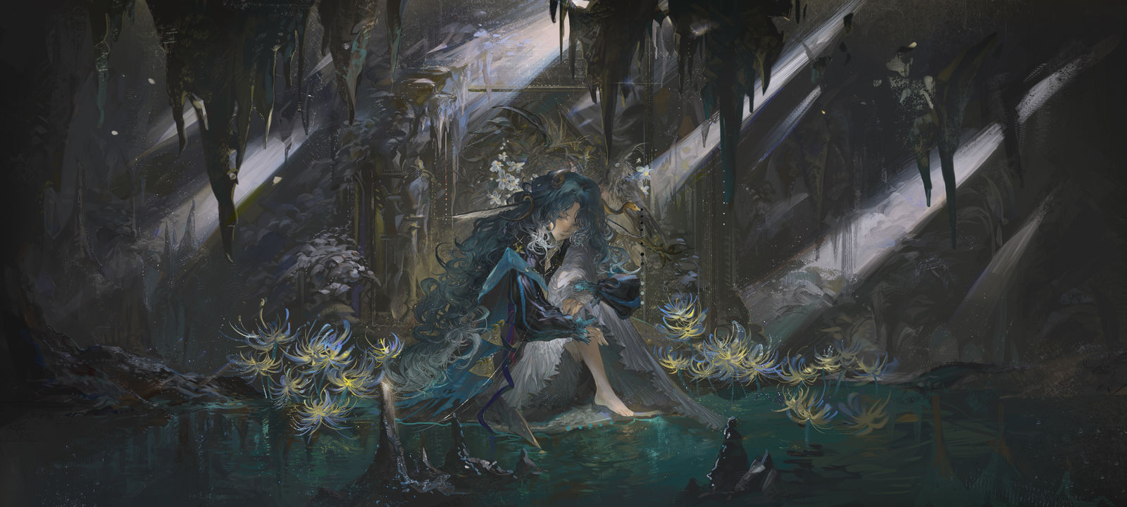 cave插画图片壁纸