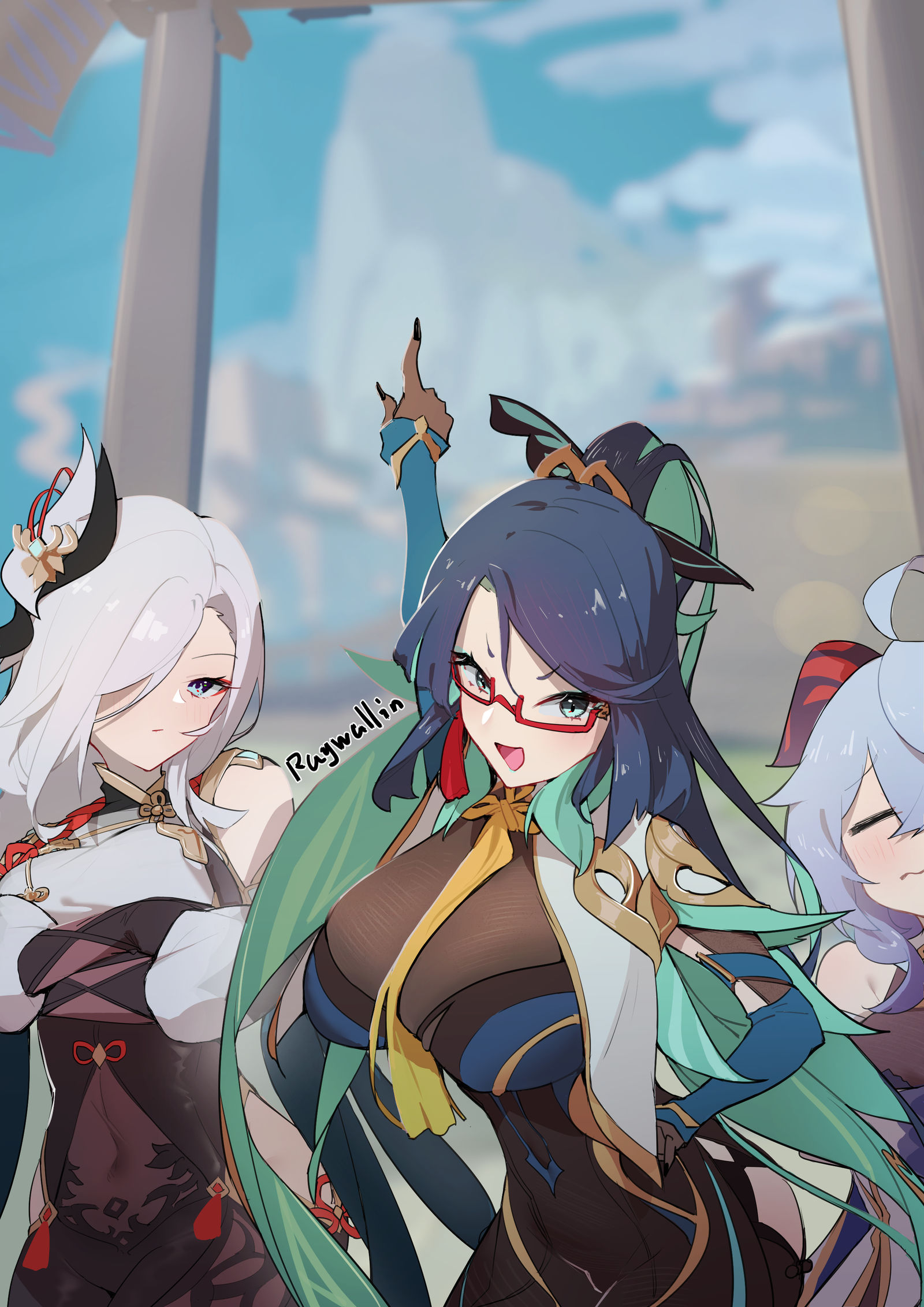 我现在就抓你，等我啊插画图片壁纸