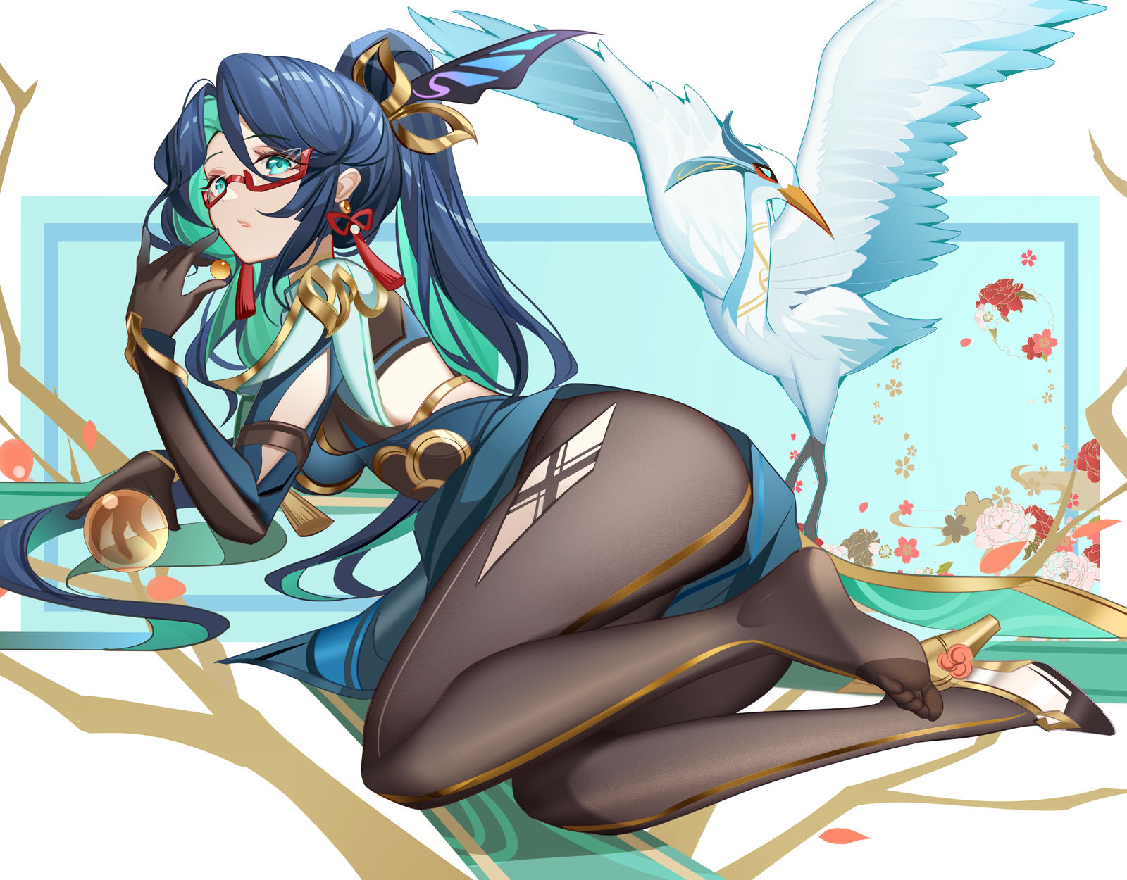 百日速涂-闲云插画图片壁纸