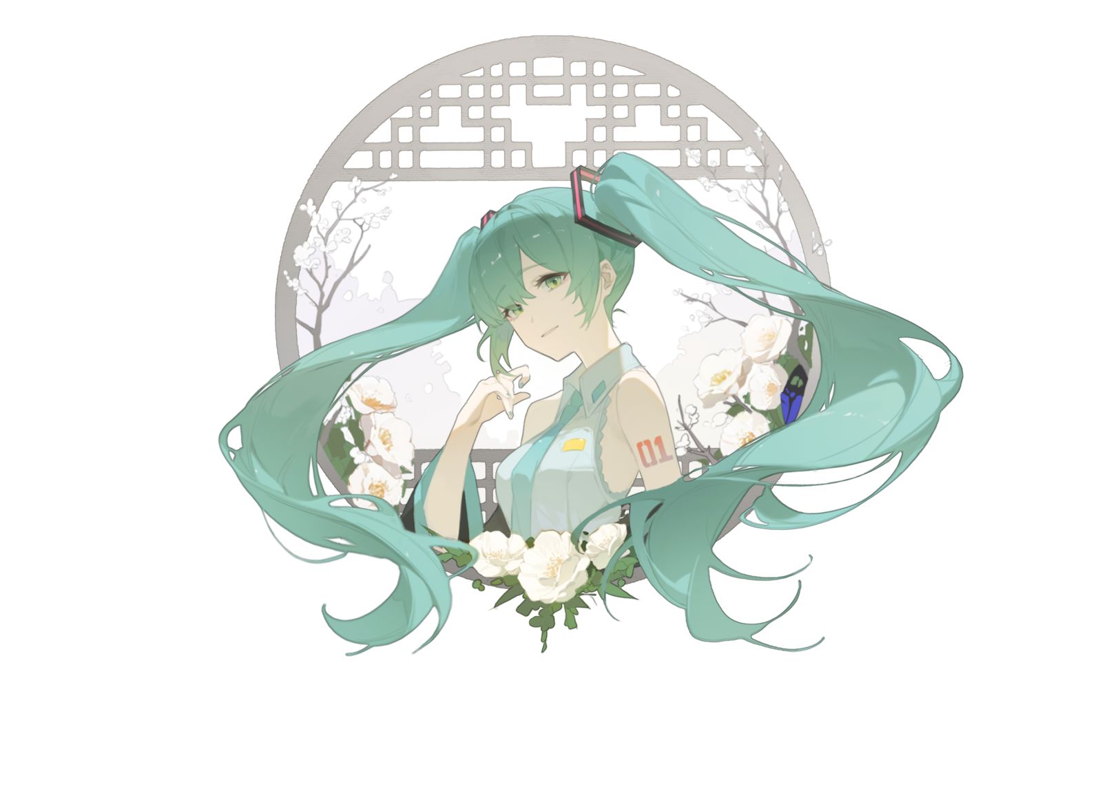 是Miku！插画图片壁纸