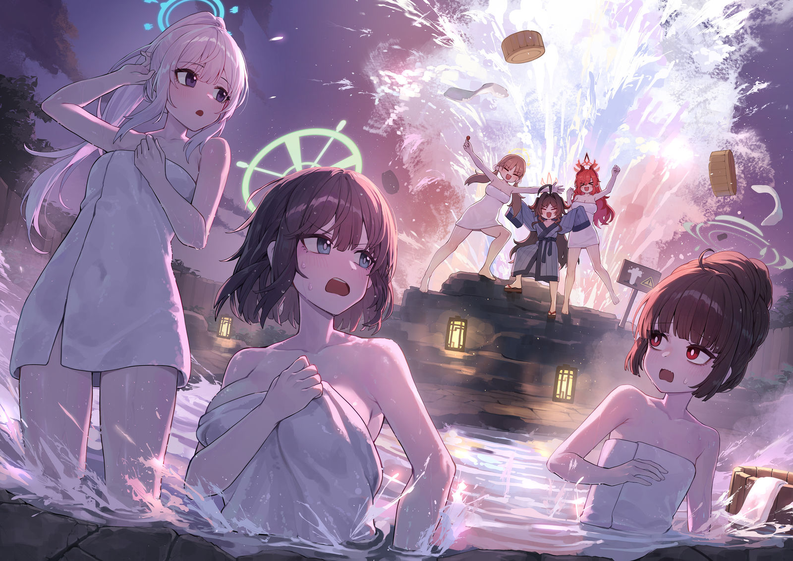 (33/50)p 温泉発見～插画图片壁纸