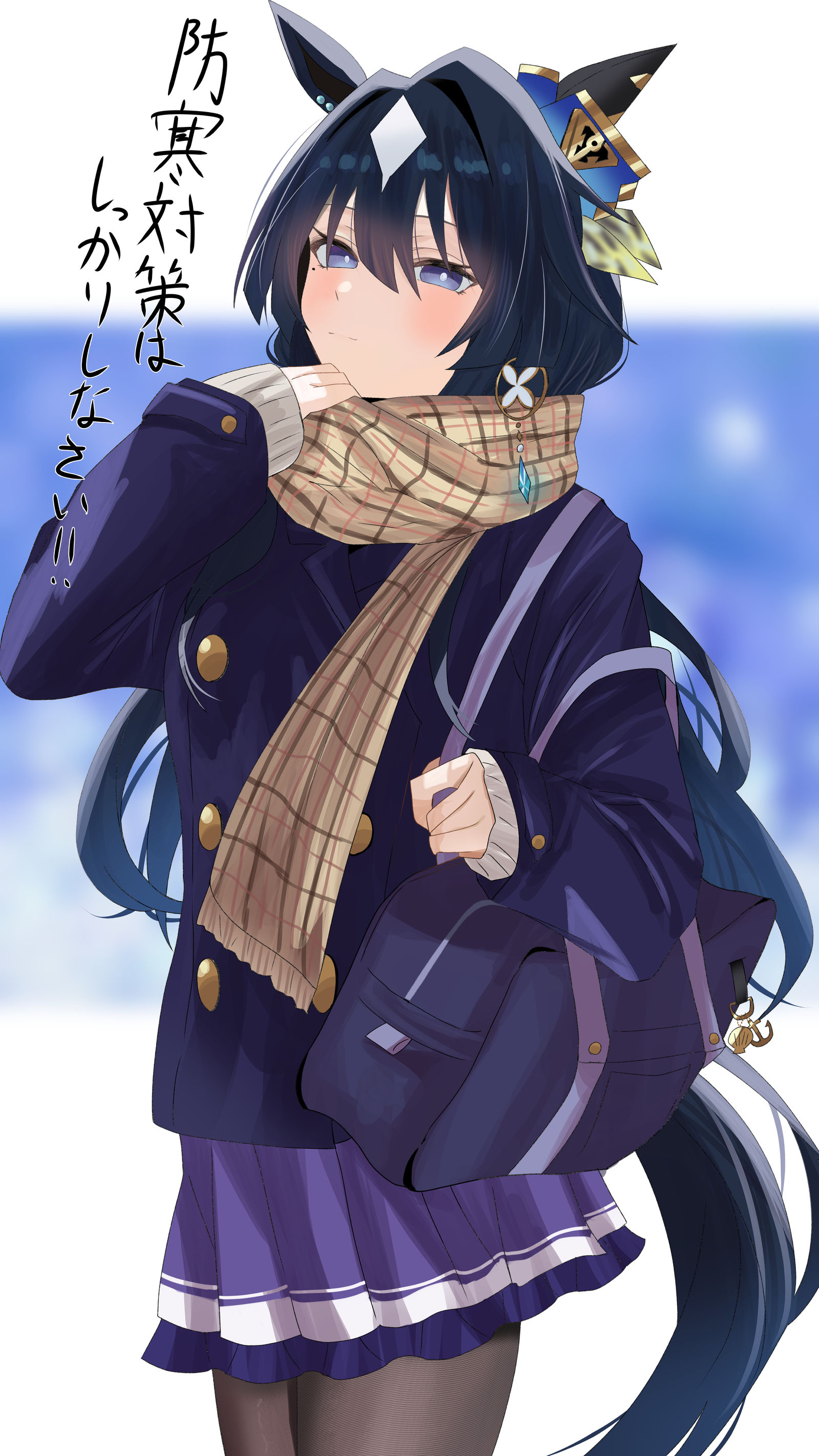 海娜，，，还没那么冷呢插画图片壁纸