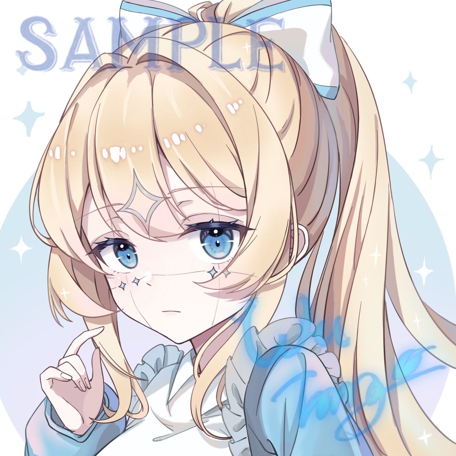 金发插画图片壁纸