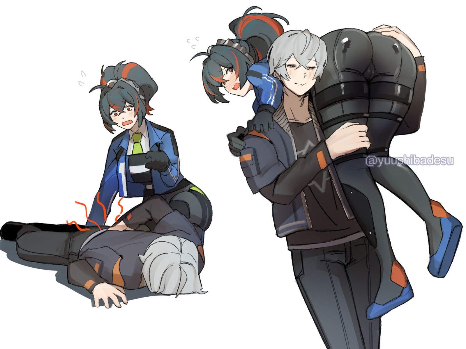 Too heavy for him插画图片壁纸