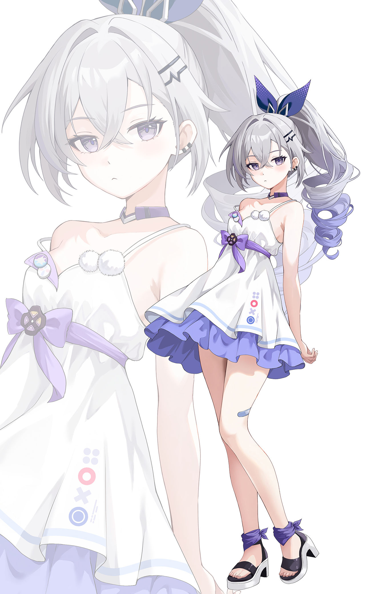 銀狼插画图片壁纸