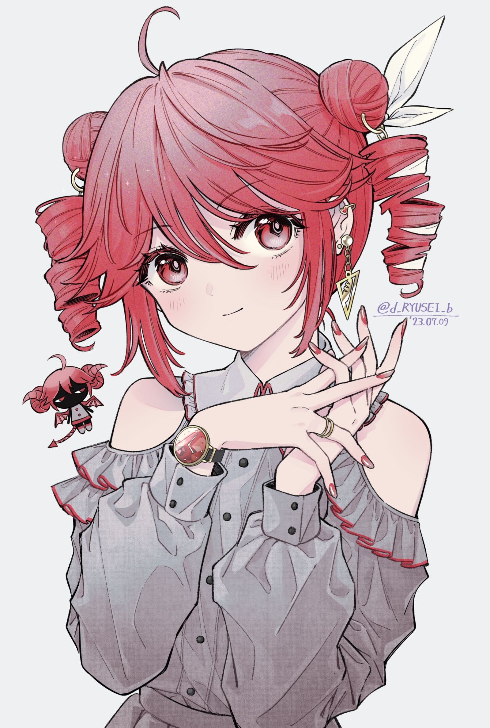 便服风格的泰特先生插画图片壁纸