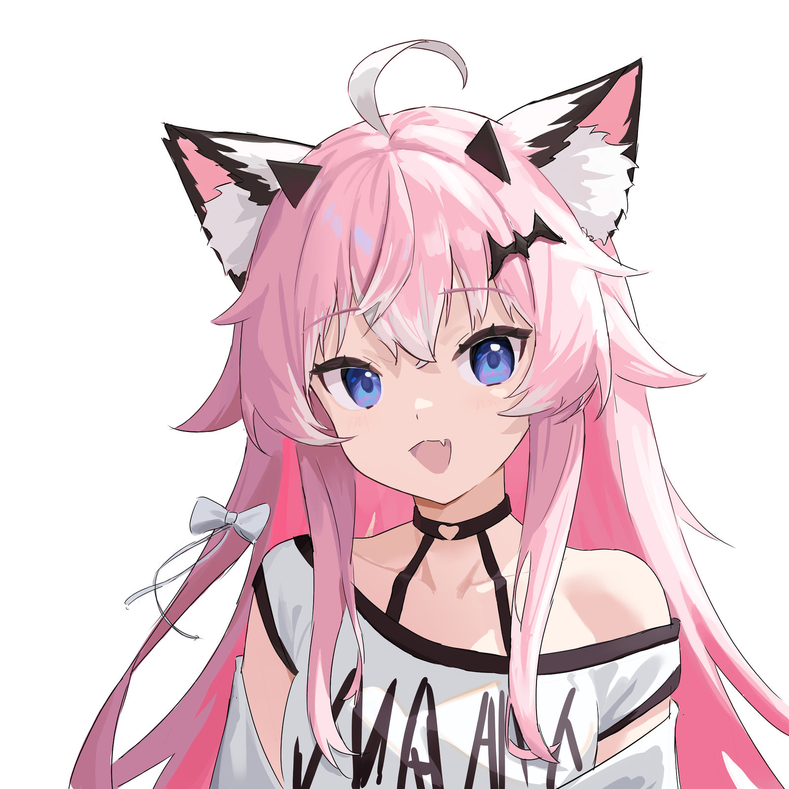 望MON老师的oc-猫娘粉毛