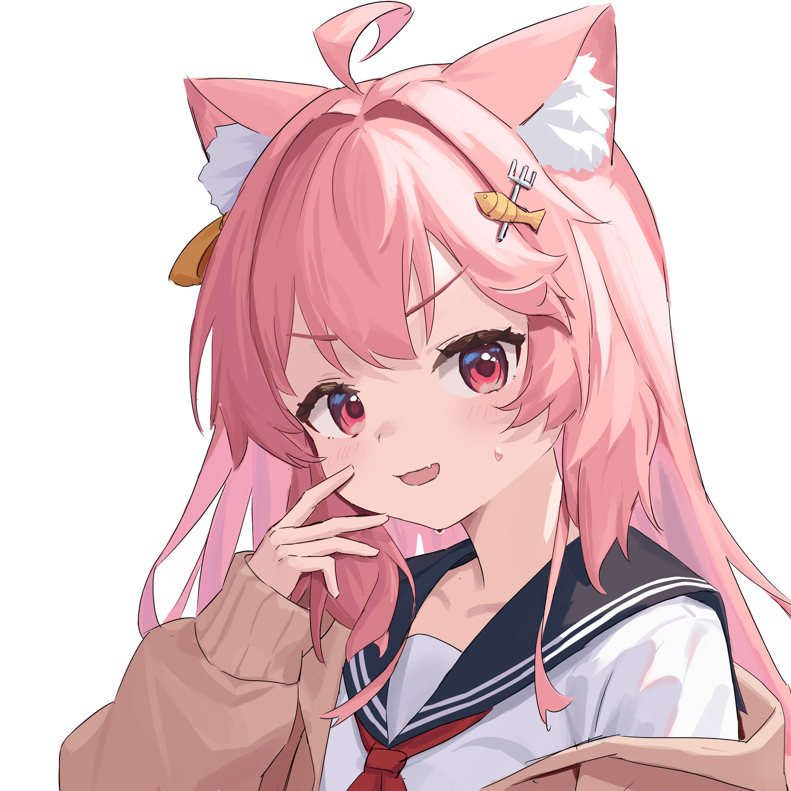 緋的OC-猫娘粉毛