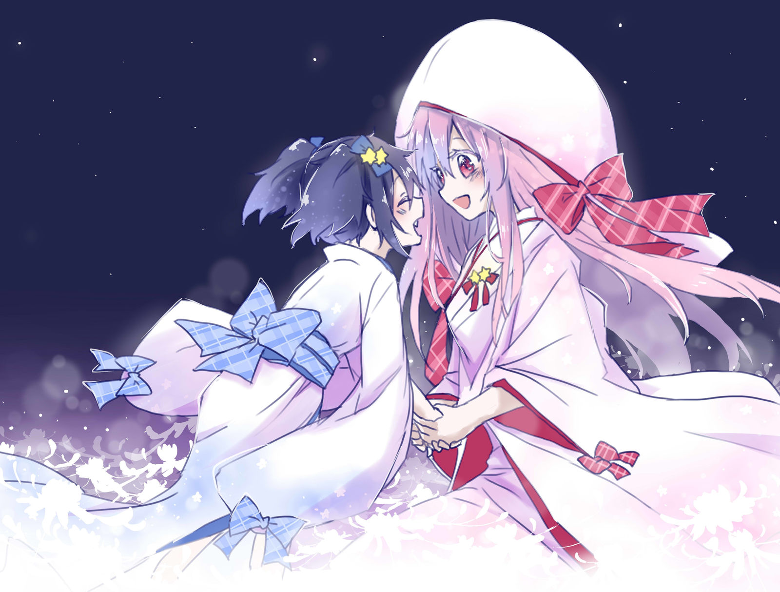 白插画图片壁纸