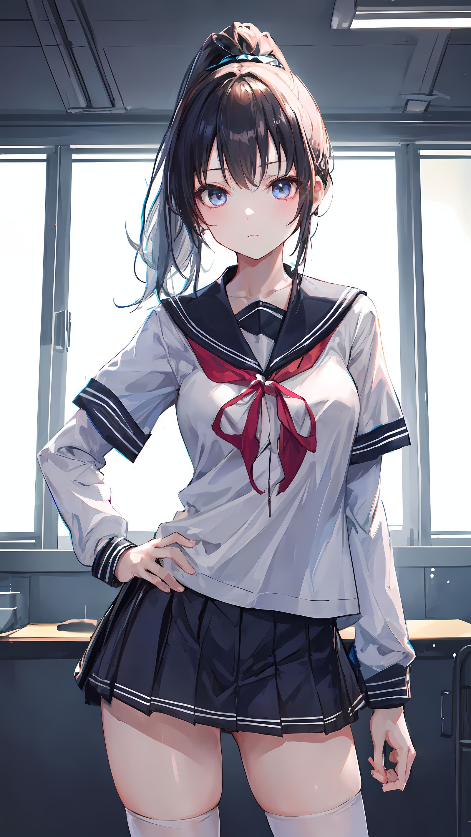 学生制服插画图片壁纸