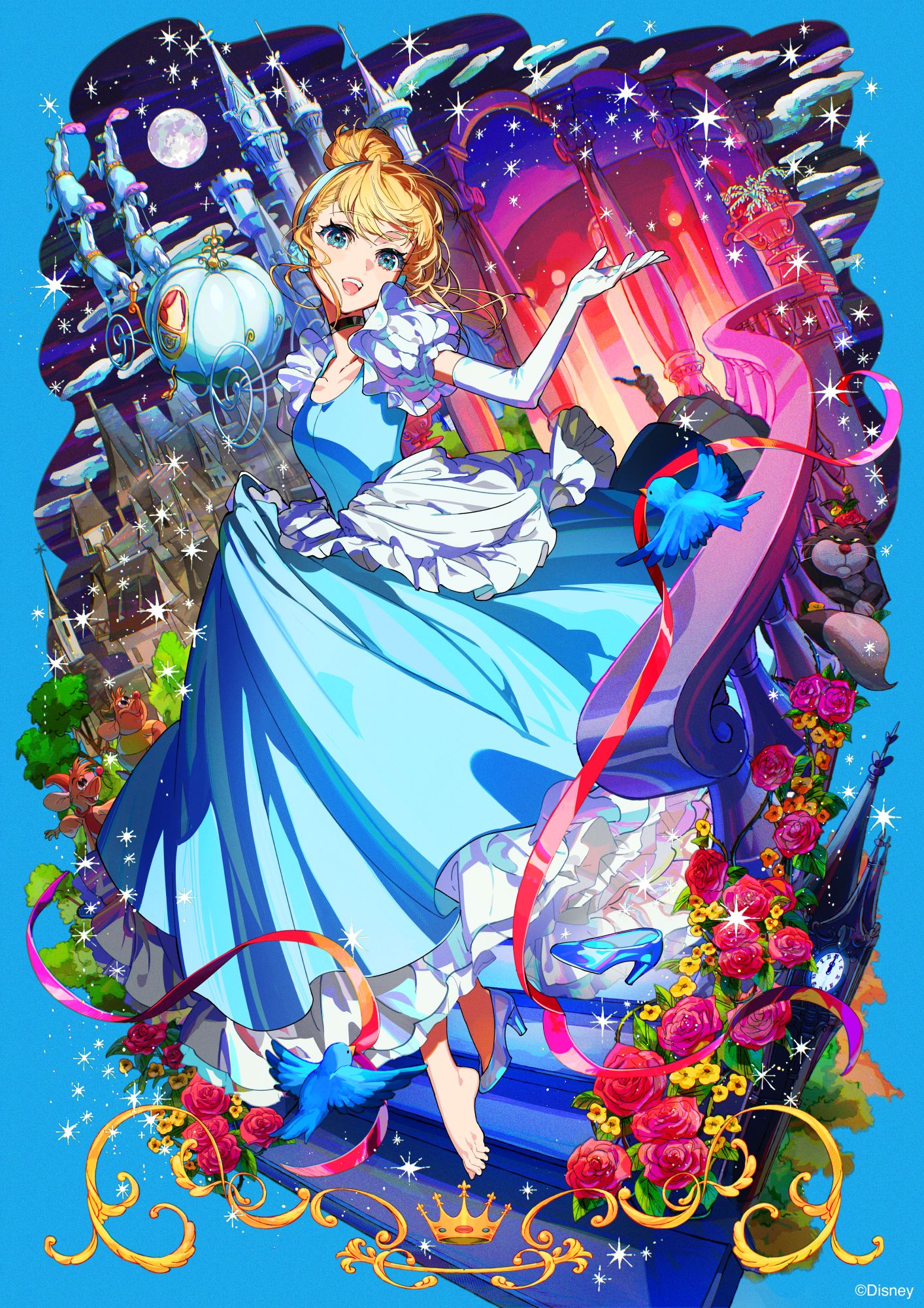 灰姑娘-迪士尼シンデレラ