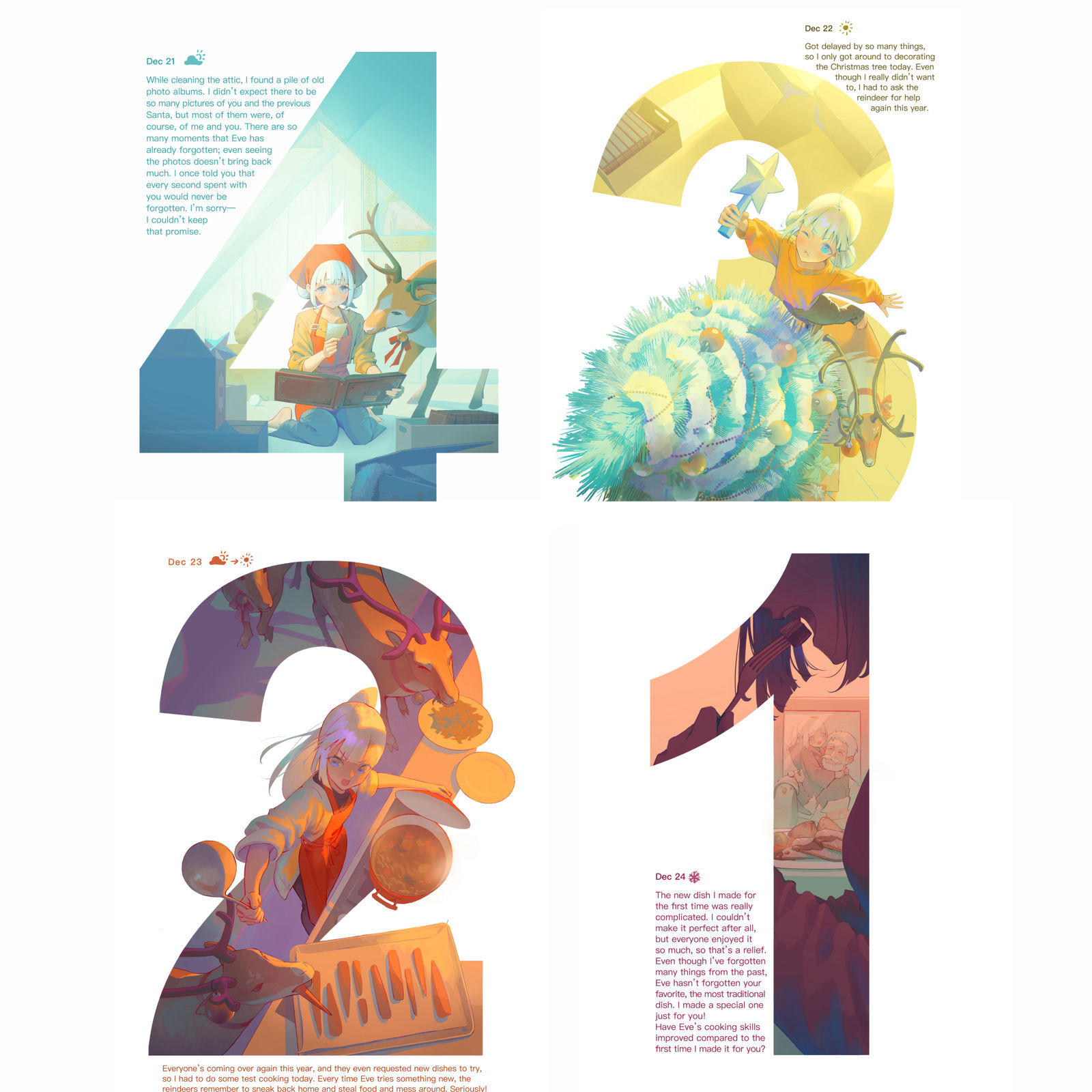 Christmas Countdown 2024插画图片壁纸