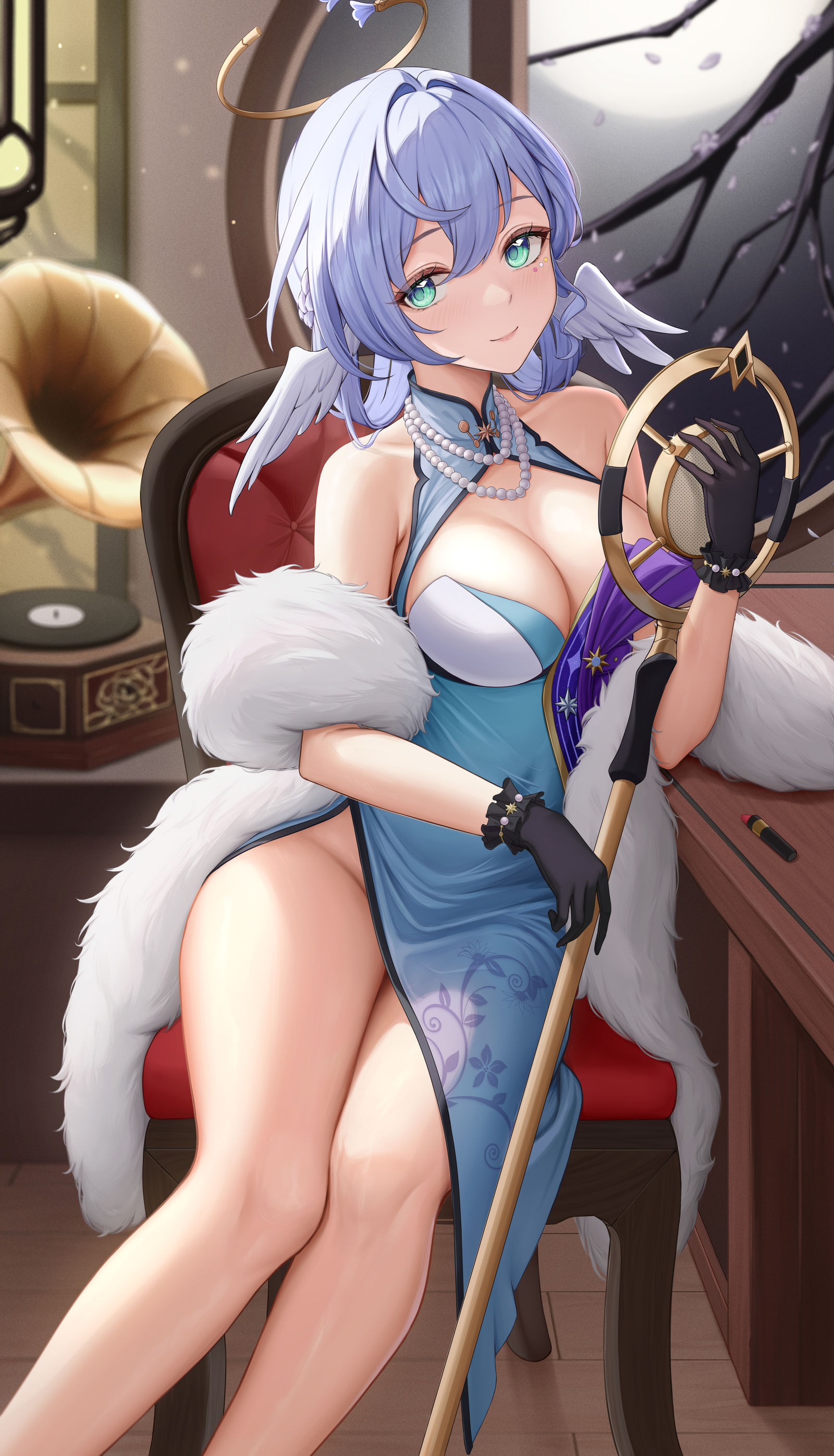 知更鸟 歌女插画图片壁纸