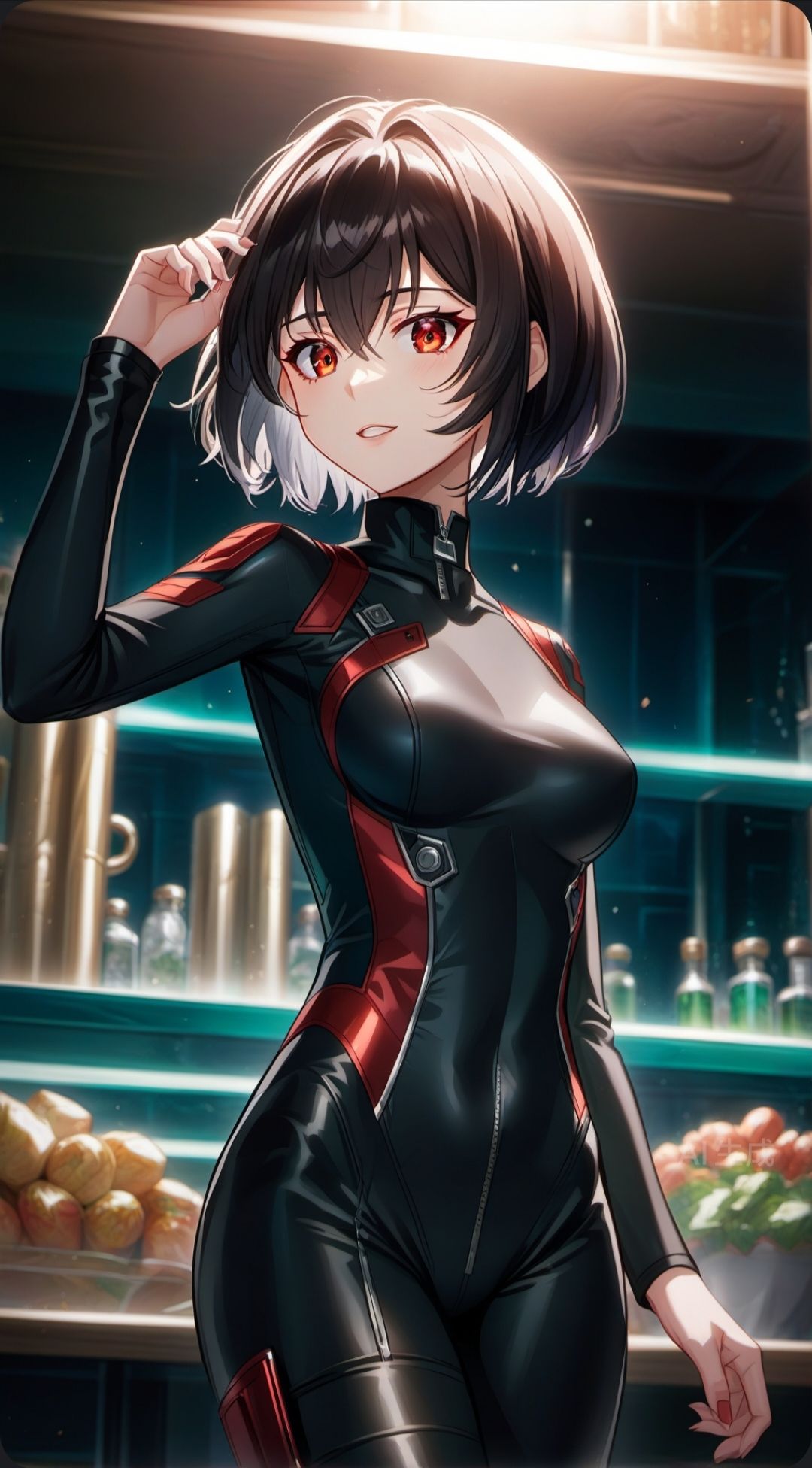 AI绘画连体衣射命丸文2