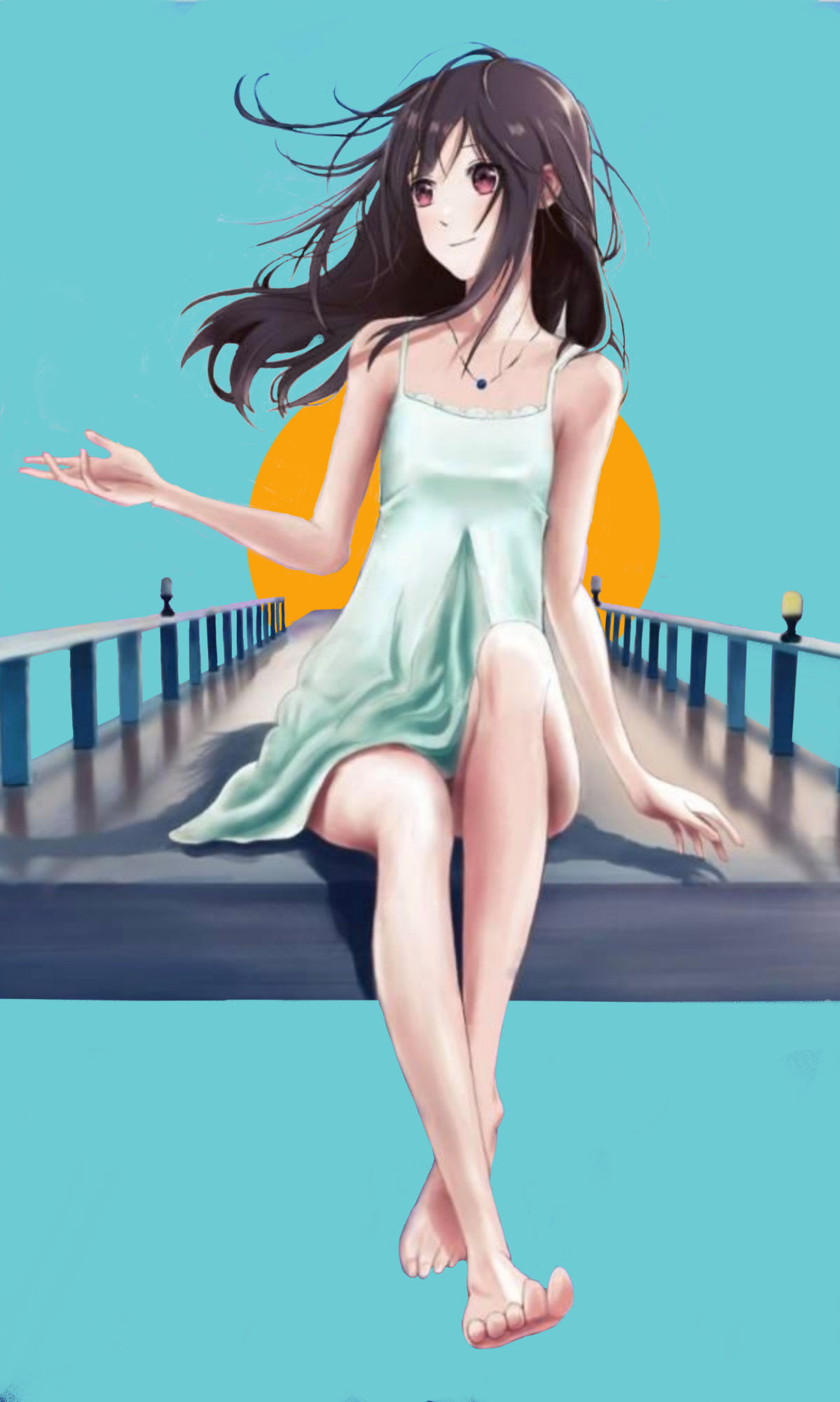 原创人物插画图片壁纸